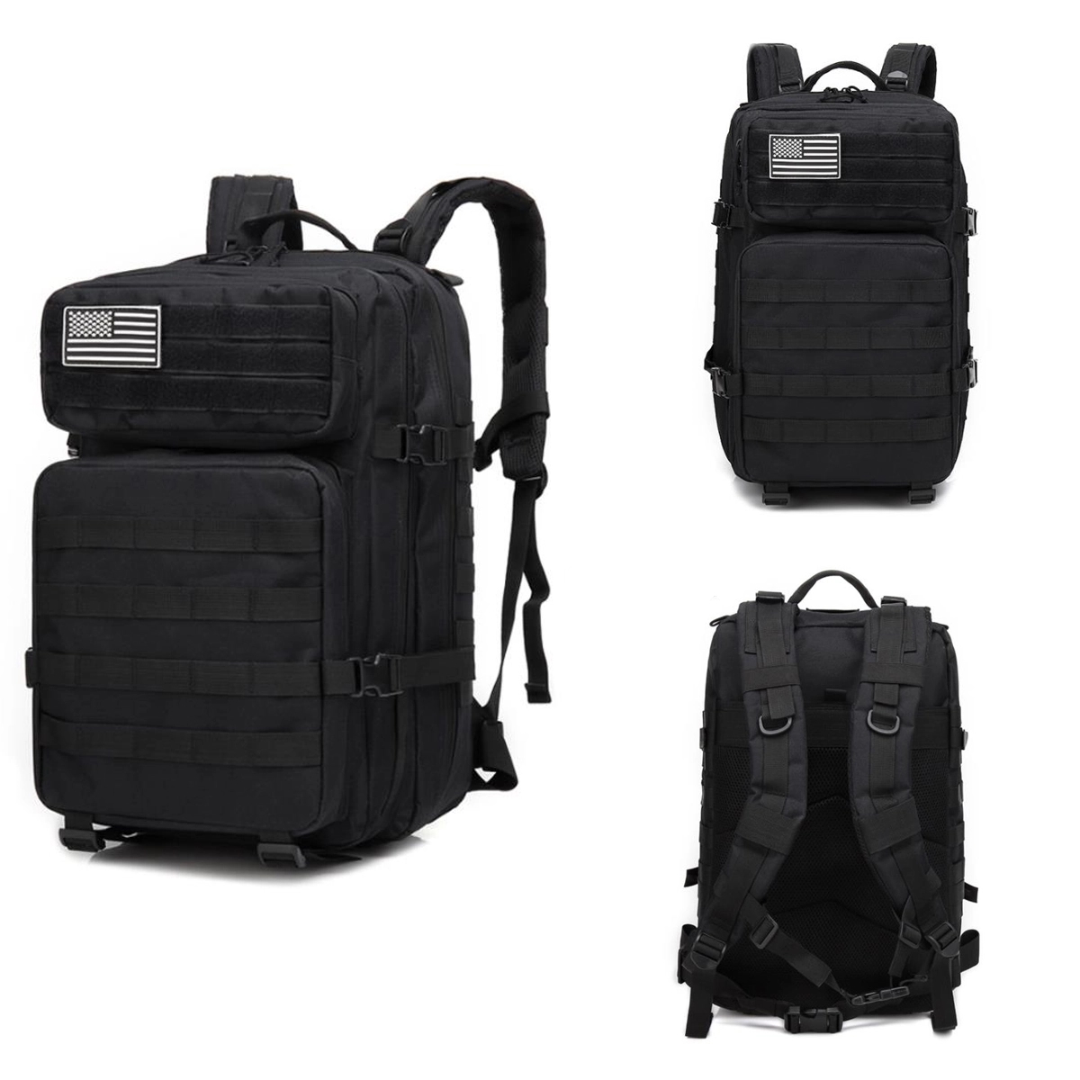 45L Camping Hiking Backpack Waterproof Traveling Daypack 4