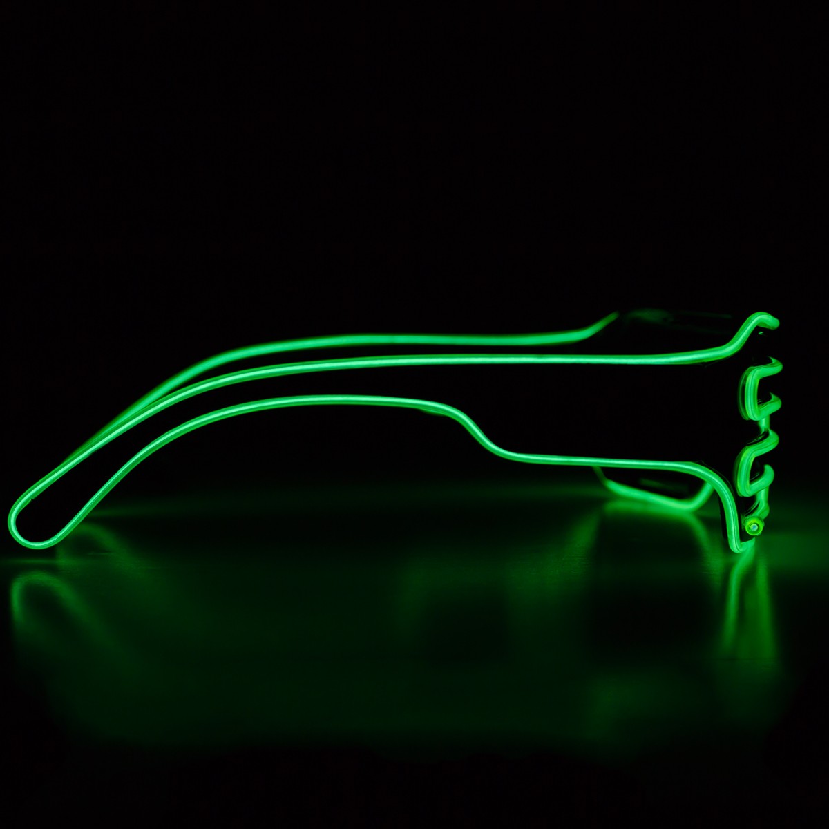 LED Slotted EL Sunglasses - Variety of Colors 3