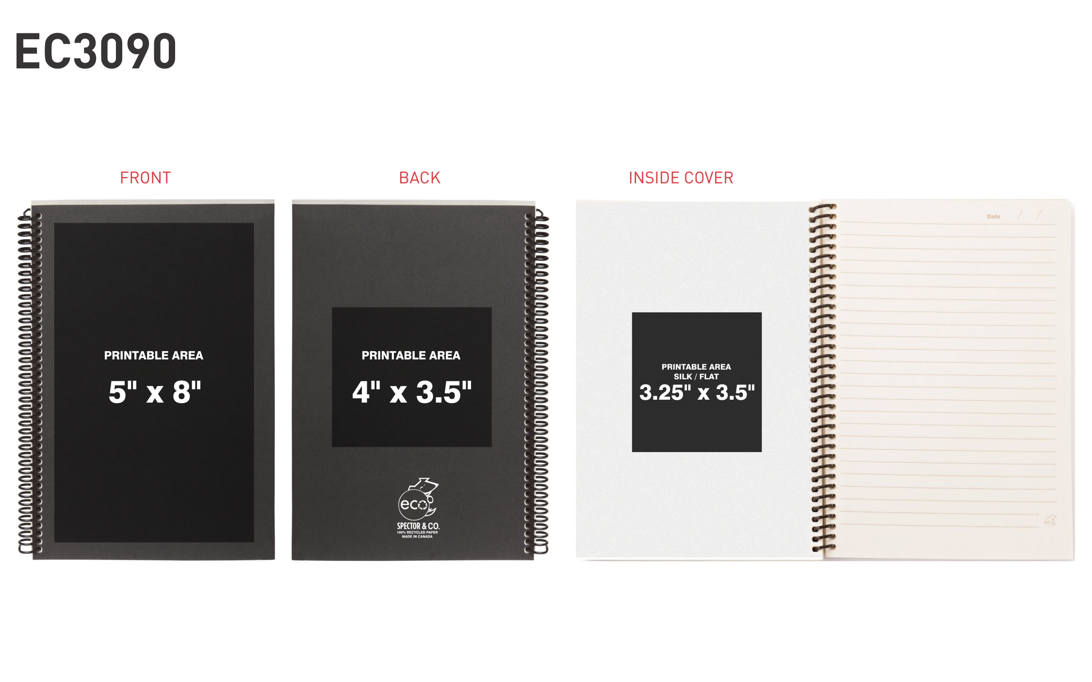 Spiral Eco Notebook 15
