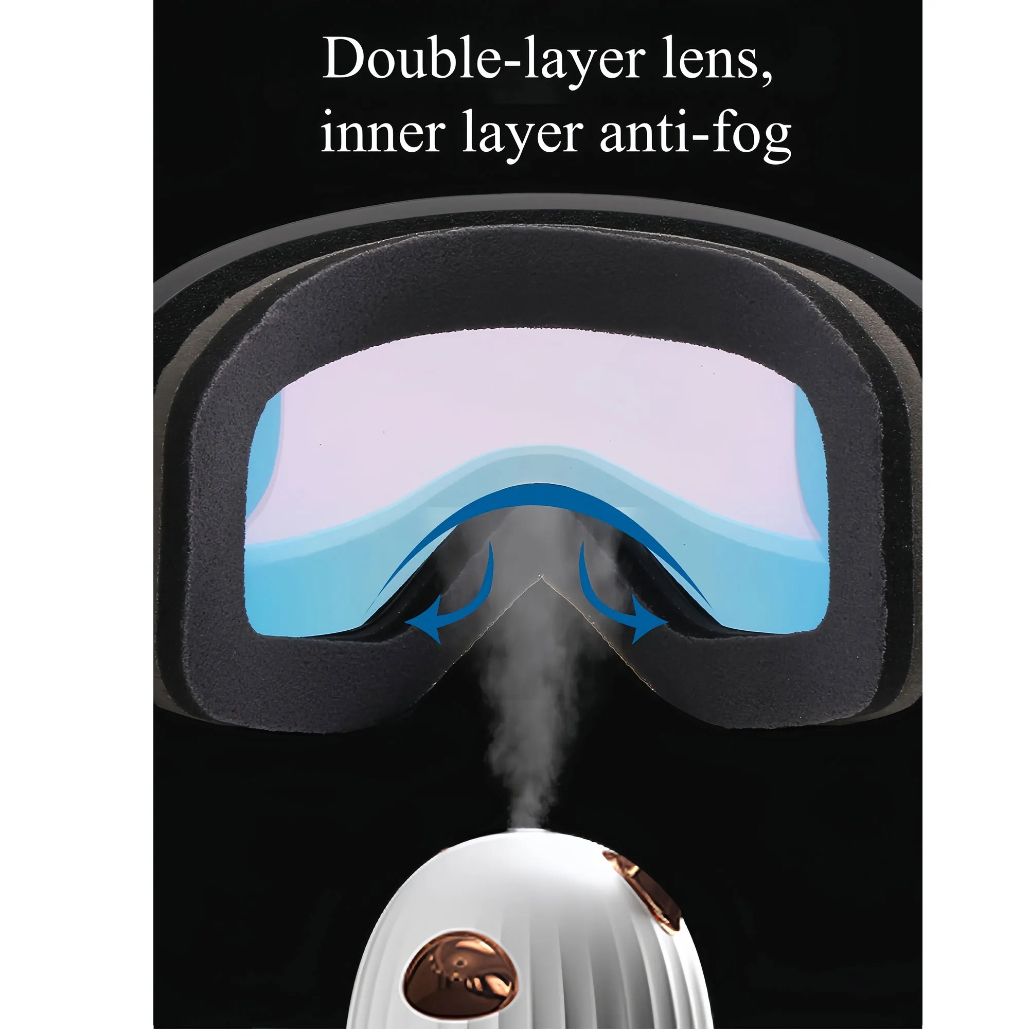 Premium Anti-Fog Ski Goggles With Ventilation 5