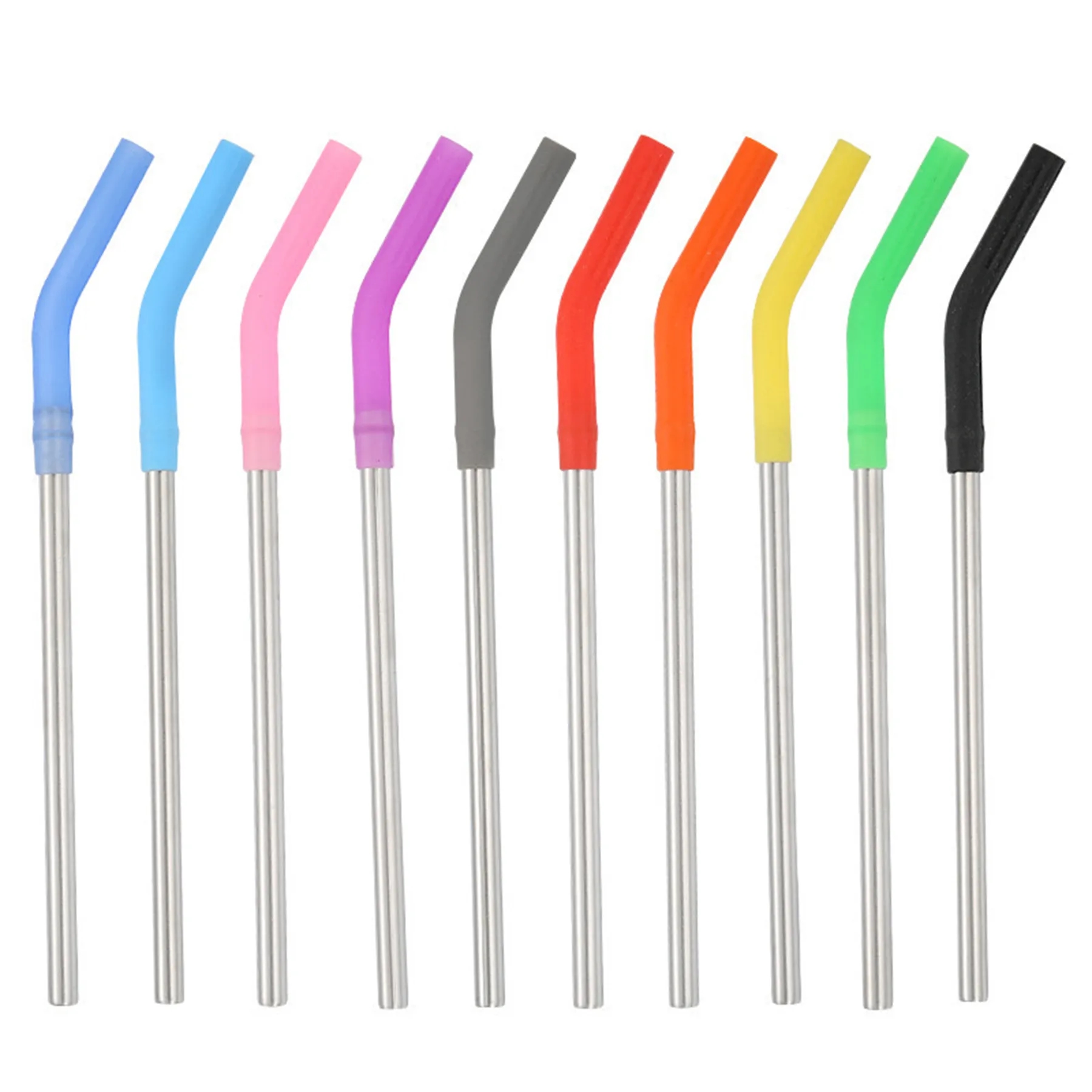 Stainless Steel Straw Silicone Tips 2