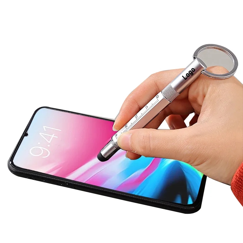 6In1 Key Ring Pen with Carabiner 5