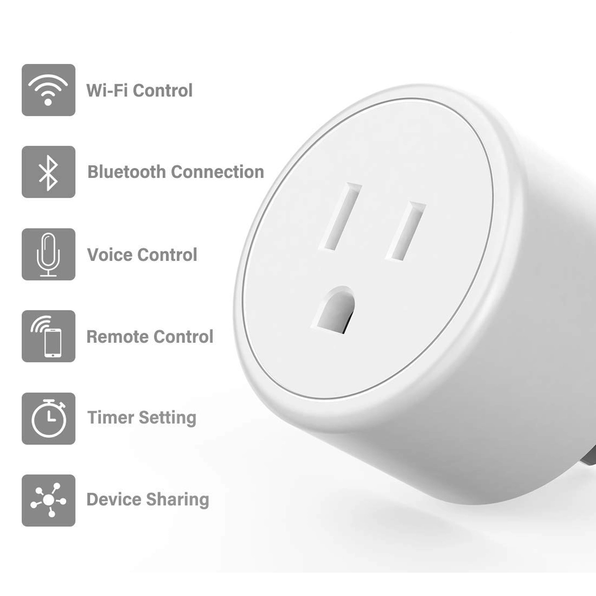 Plugs Mini Blue tooth WIFI Smart Socket Switch 4