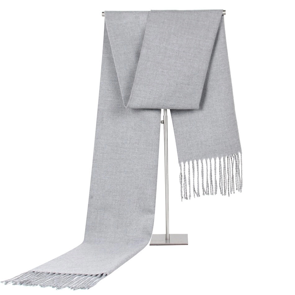 Custom Imitation Cashmere Scarf  Shawl With Tassels 4