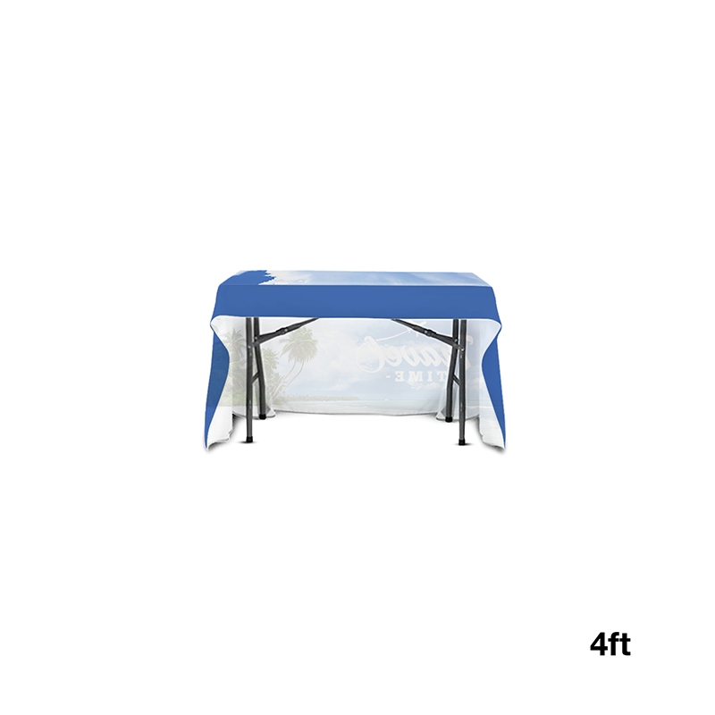 DisplaySplash 4' Open Back Table Throw 5