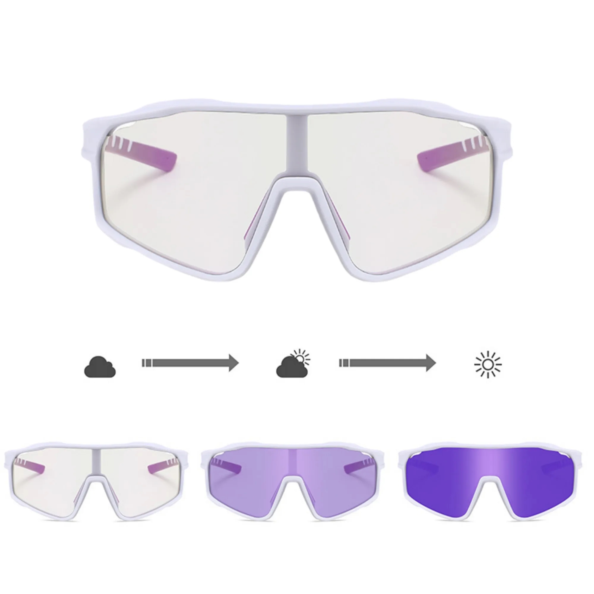 Outdoor Photochromic Sports Sunglasses 3