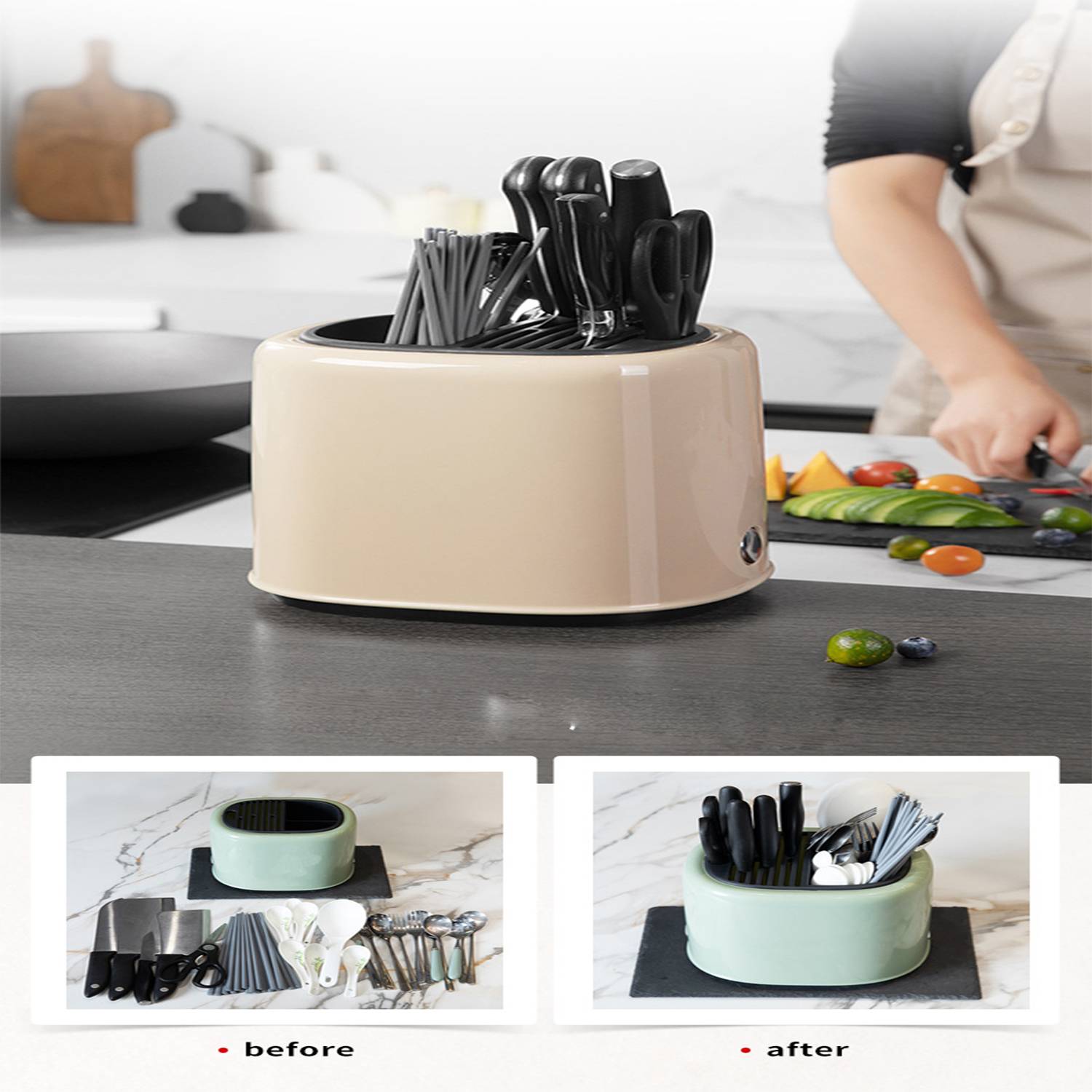 Multifunctional Stand For Holding Chopsticks And Knives 3
