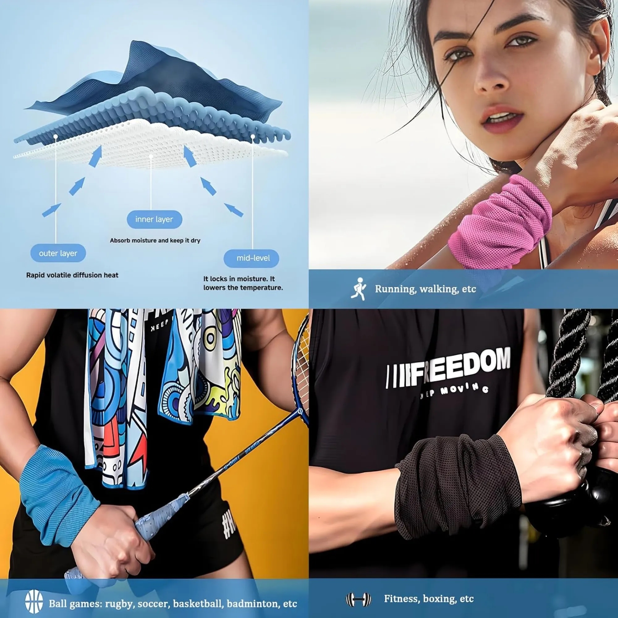 Cool multi-functional sports bandana 4