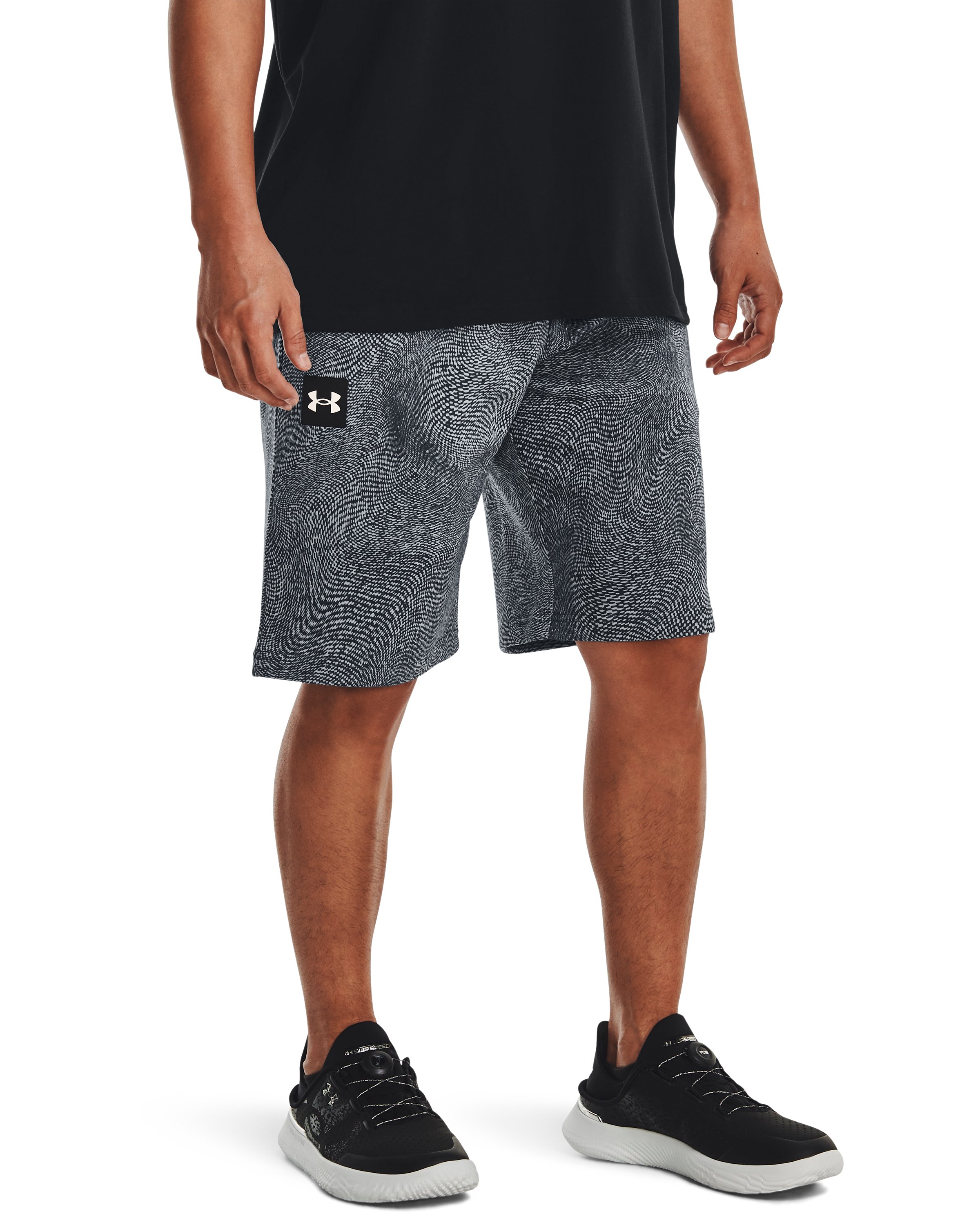 Men's UA Rival Fleece Printed Shorts 4