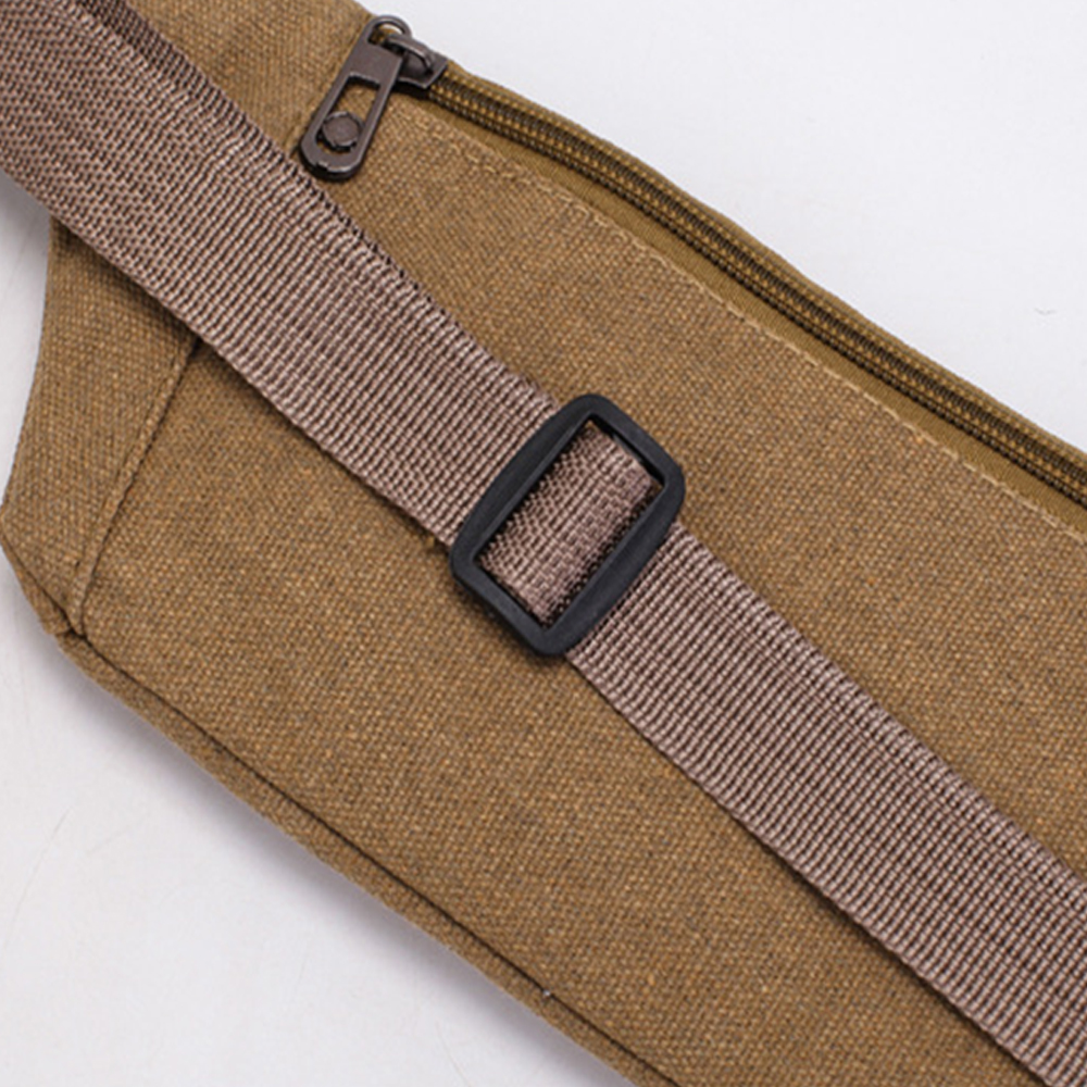 Canvas sports fanny pack waist bag chest bag 7