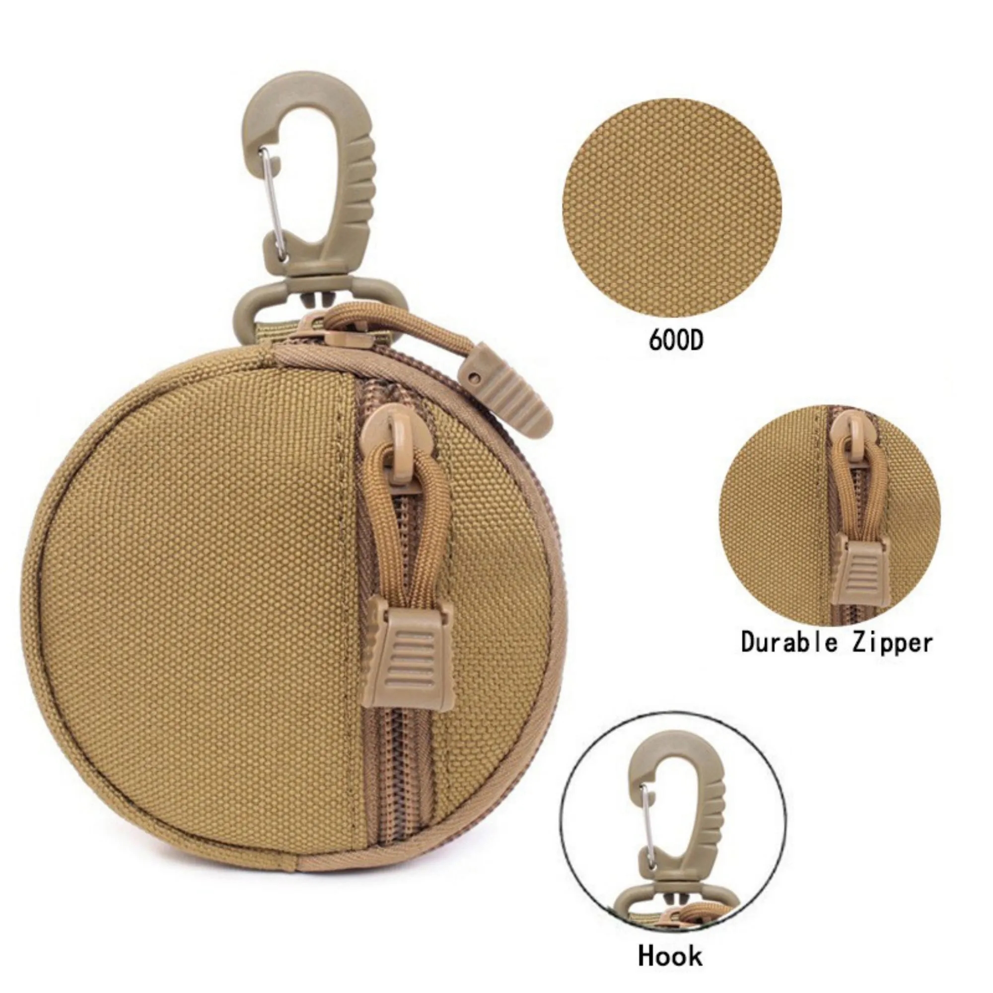 600D Oxford Fashionable Travel Key Wallet 2