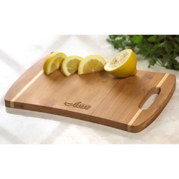 BistroTek Stripe Handle Premium Bamboo Cutting Board 4