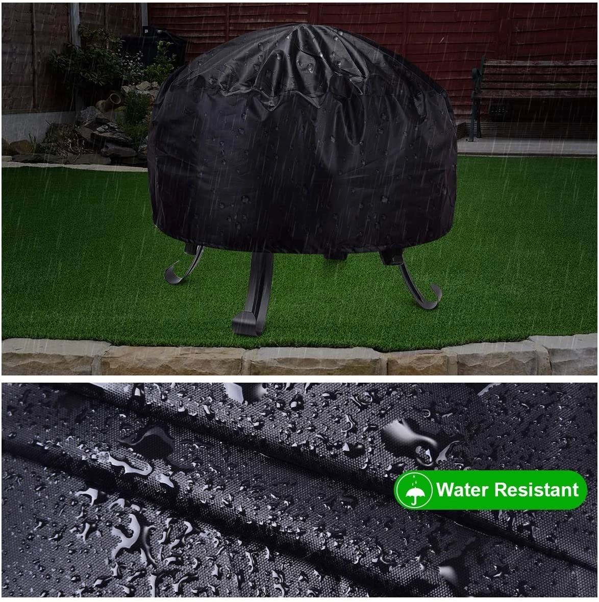 Dustproof And Waterproof Cover For Outdoor Fire Pit Furnace 2