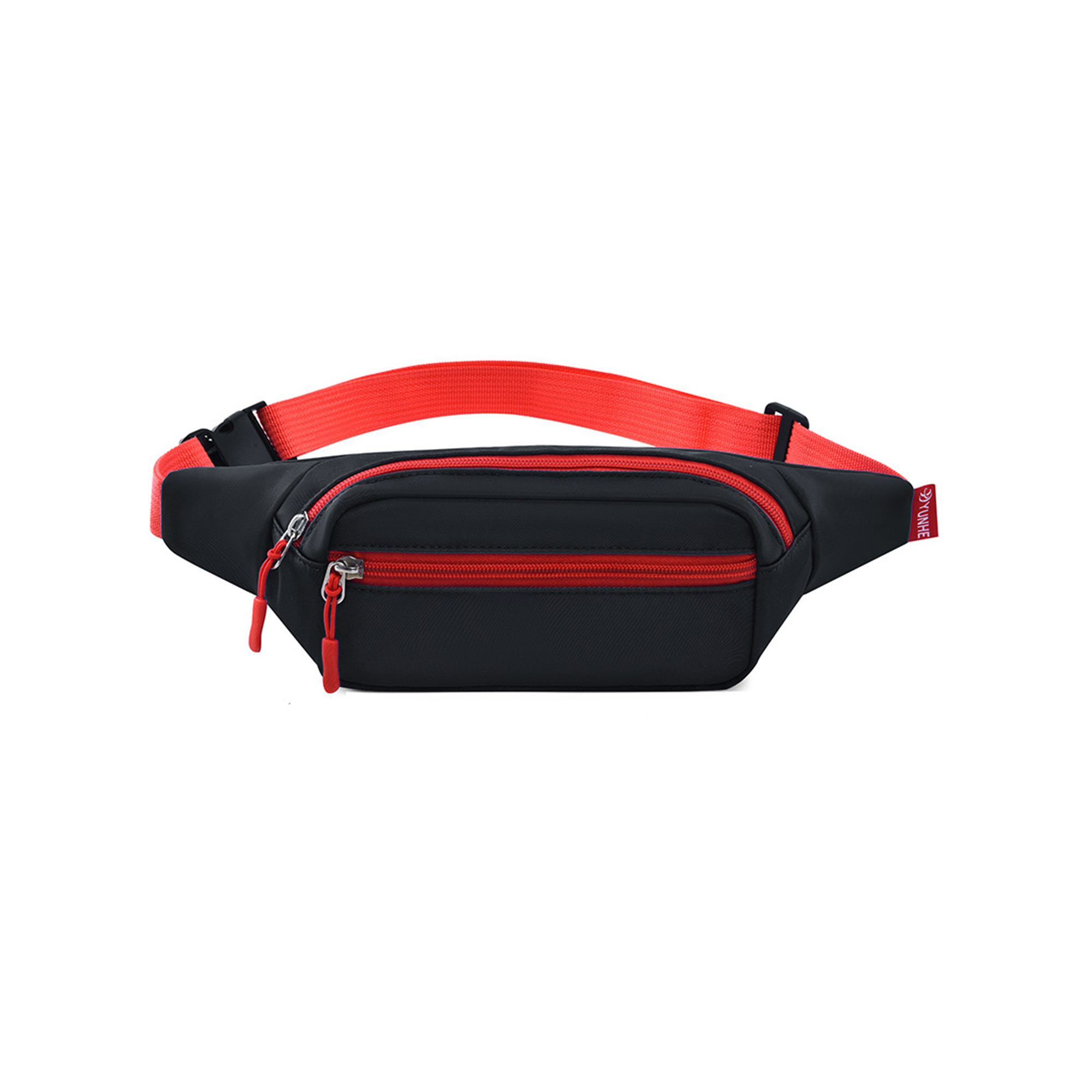 Contrast Color Waist Bag Lightweight Design 8.1" 2