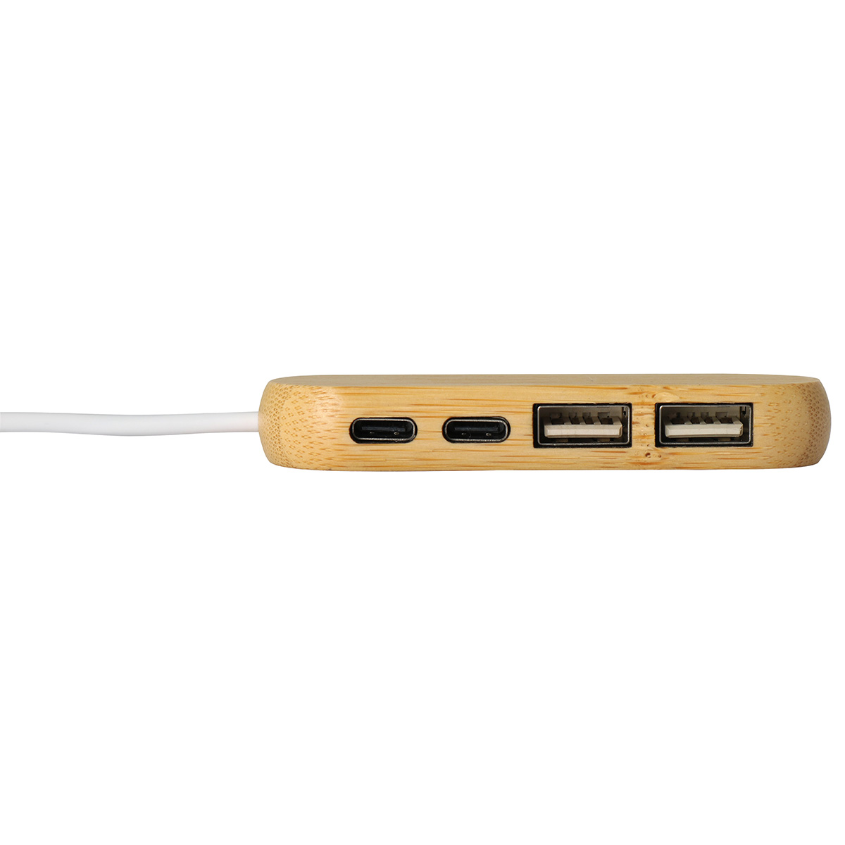 Bamboo Dual Port USB & Type-C Hub 4