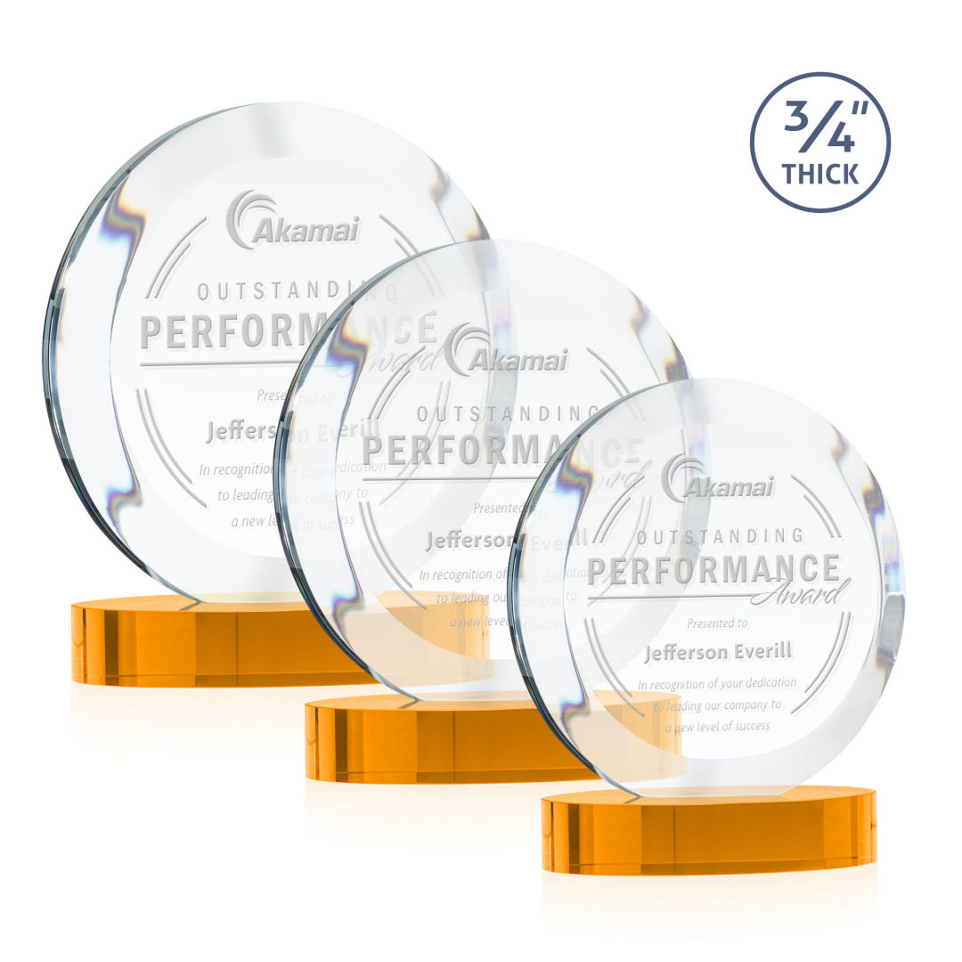 Gibralter Award on Alberton Base - Amber 7
