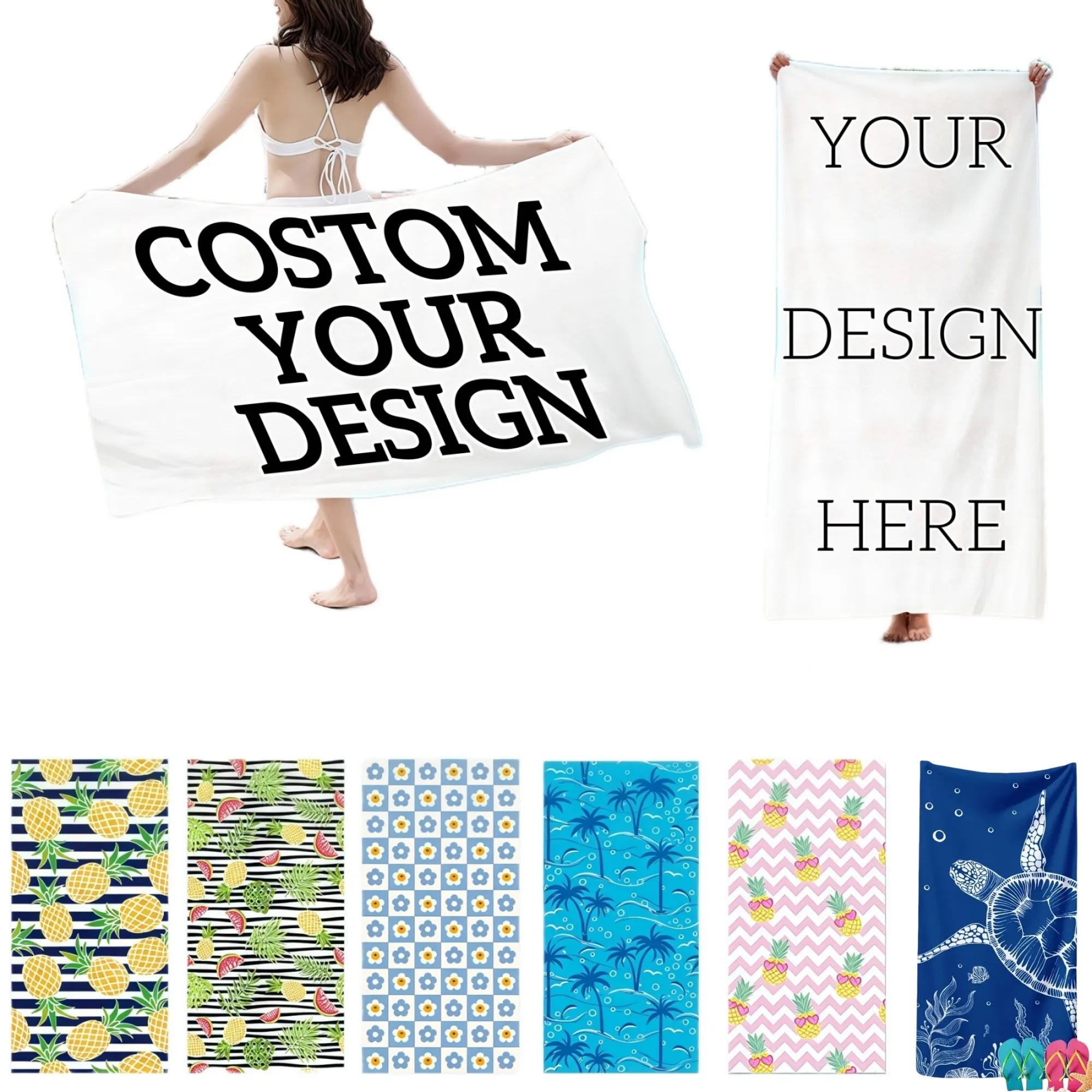 Lightweight Microfiber Beach Towel 3