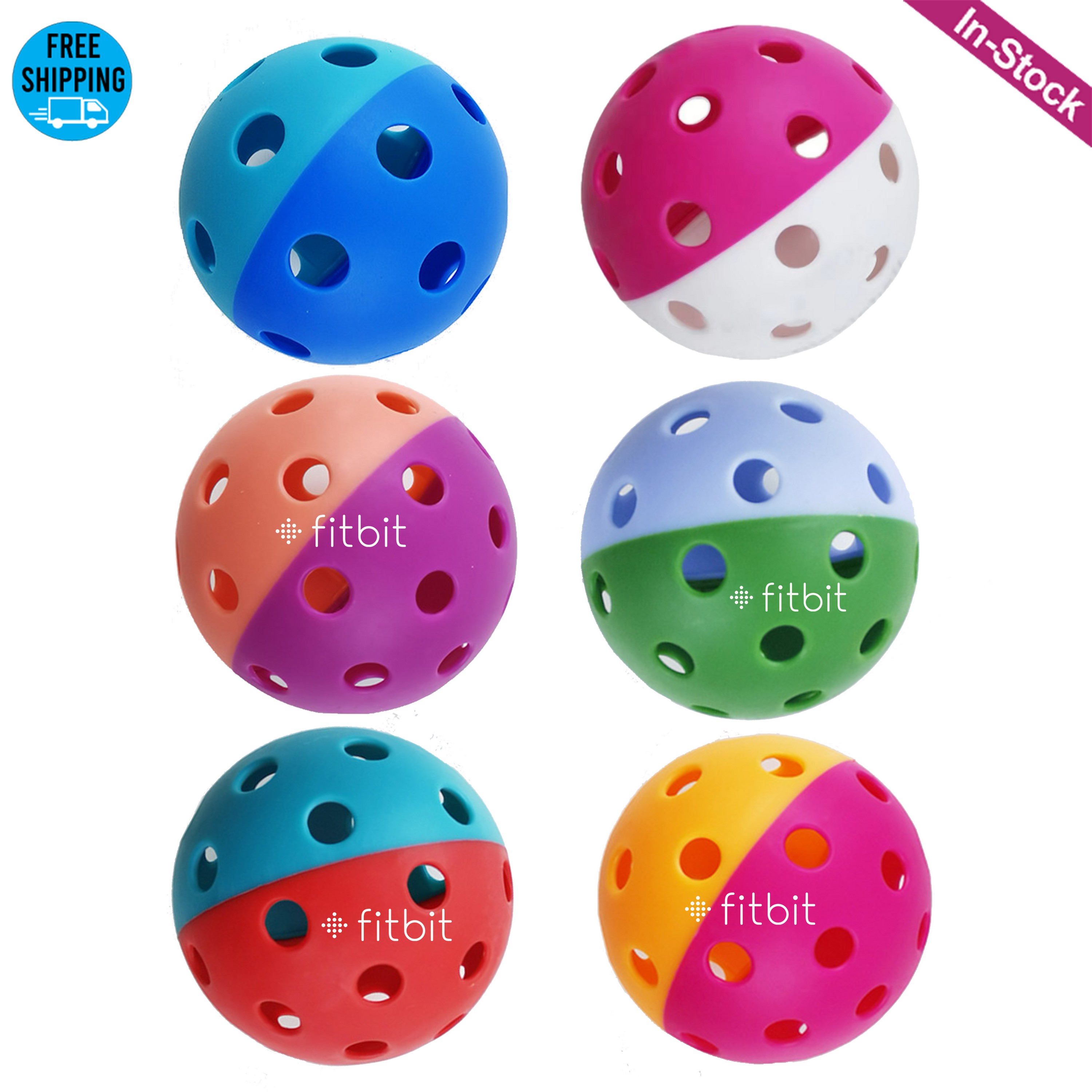 40 Holes Two Tone Outdoor Pickleball 5