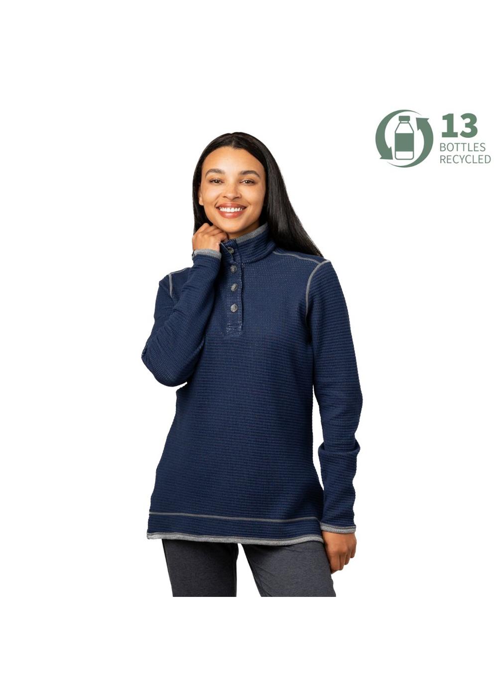 Storm Creek Women's Maverick Waffle Knit Button Up 55