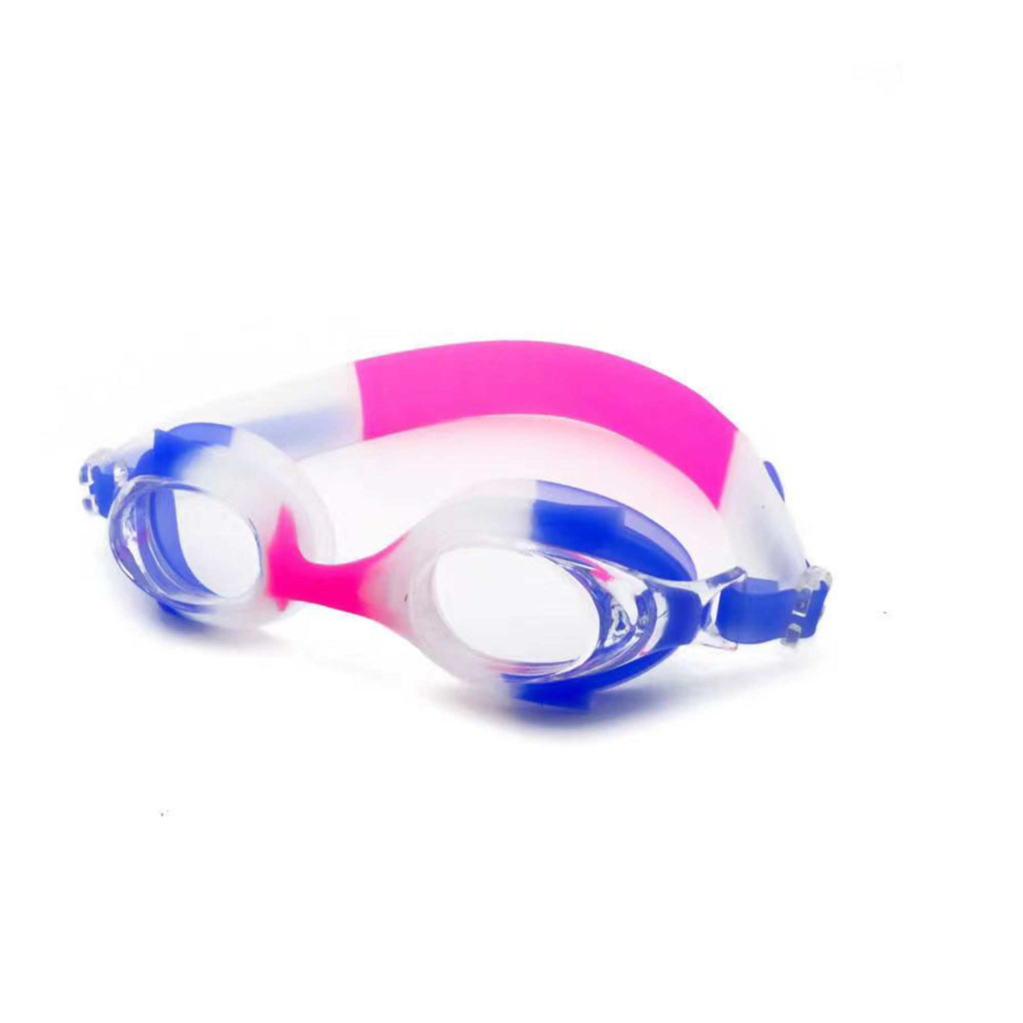 Youth Silicone Swim Goggle With Case Anti Glare 4" 2
