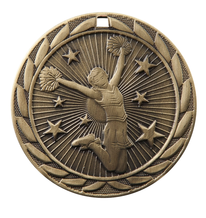 Cheerleader Fe Iron Medal 2" 2