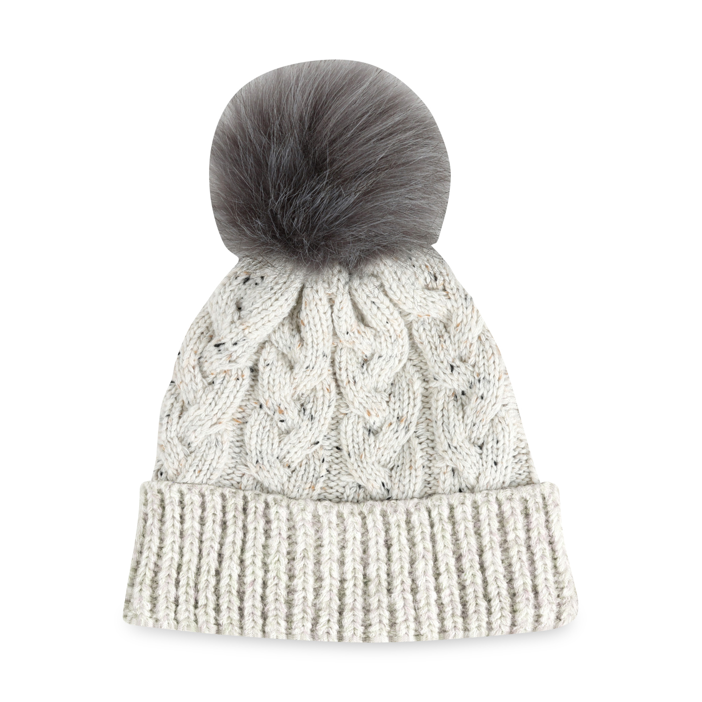 Ahead Speckle Pom Knit Hat 3