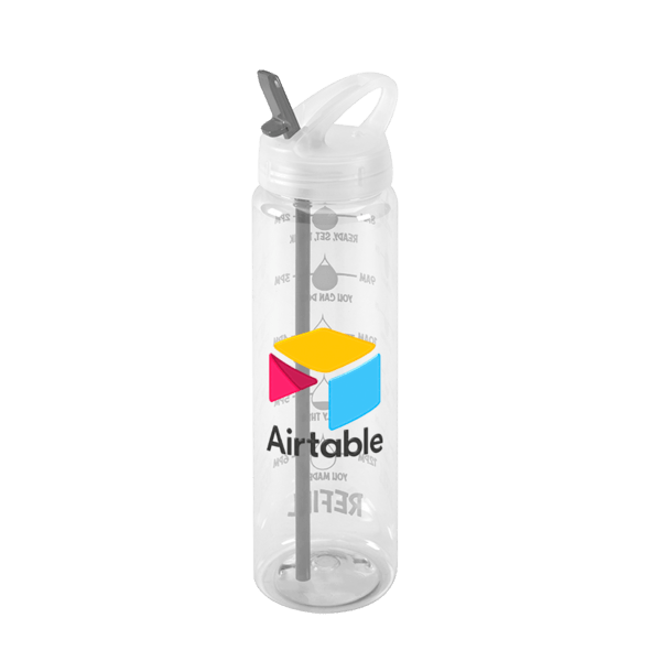 Water Bottle with Flip Up Spout & Hydration Mark  - 32 Oz. 4