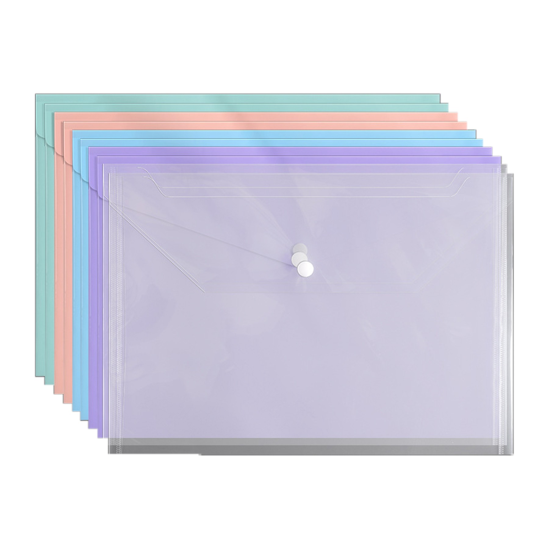 A4 Wholesale Transparent File Folders Plastic File Bags 4