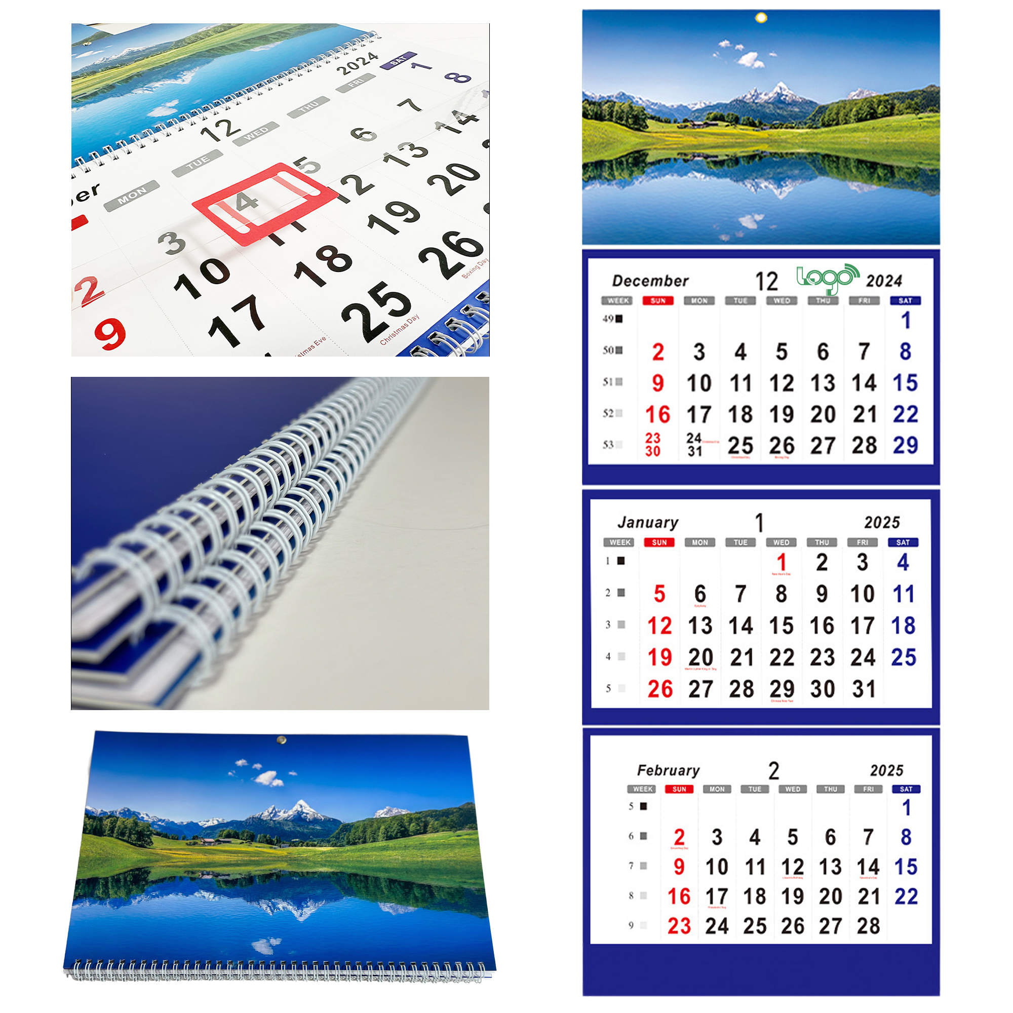 Customizable Hanging Shipping Calendar 1