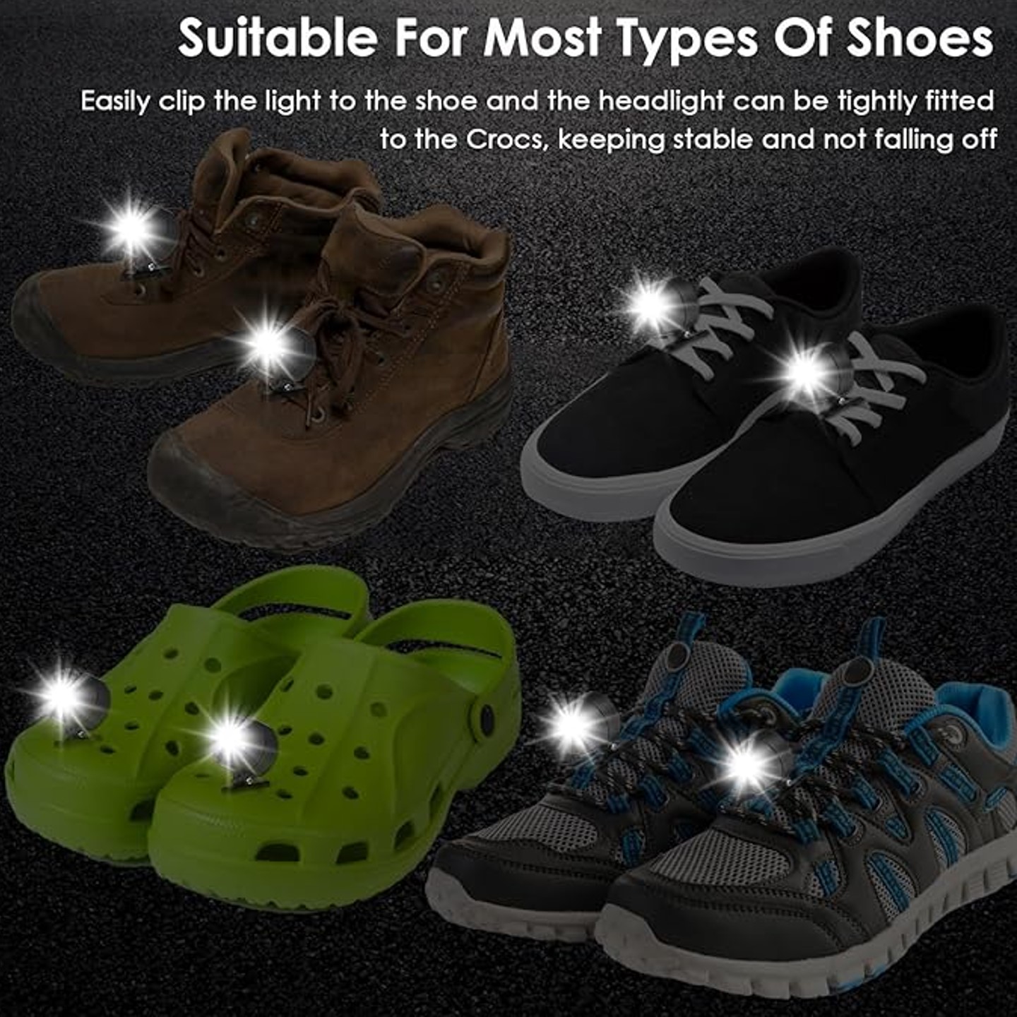 Hands Free Flashlights for shoes 6