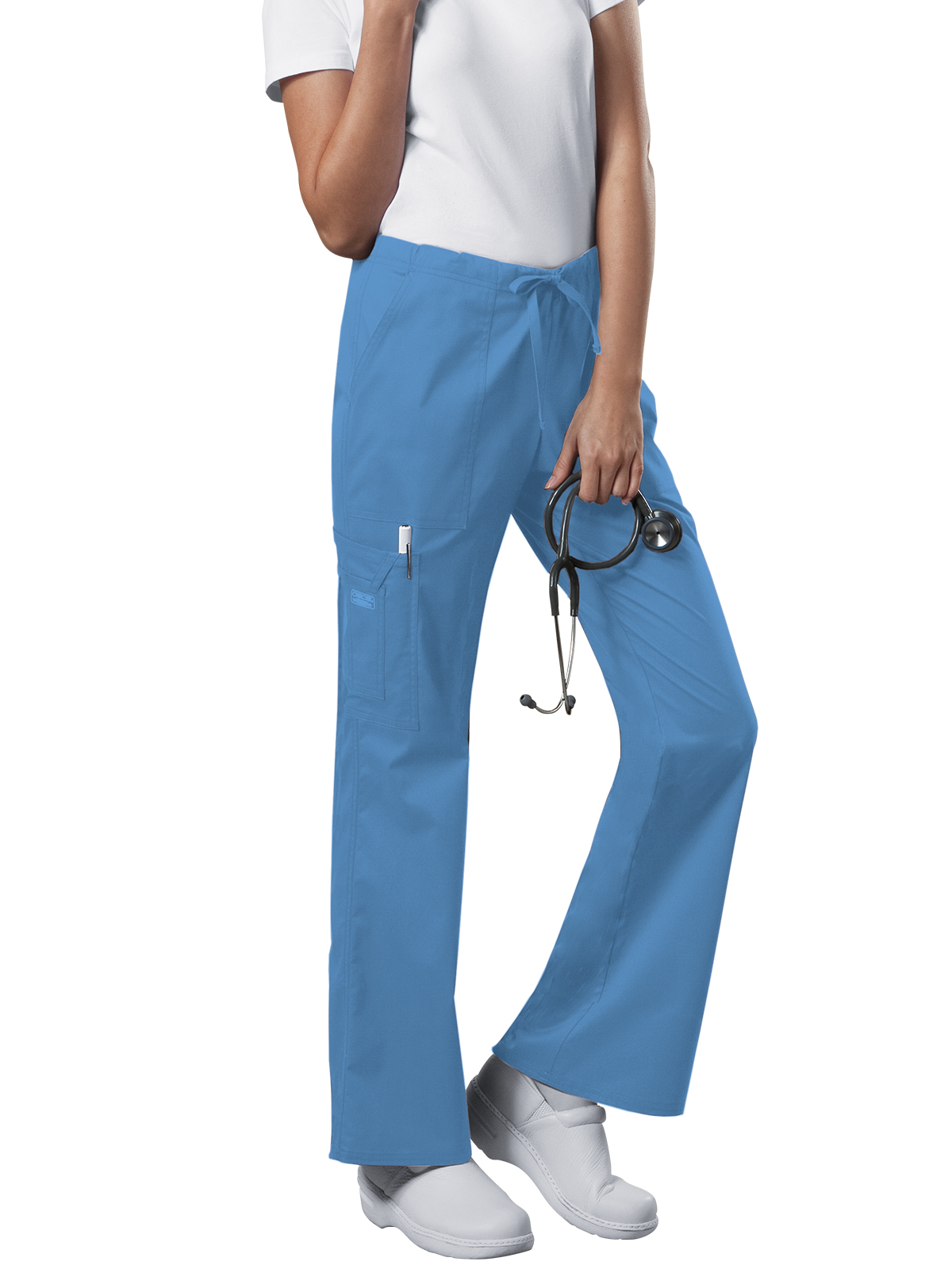 Cherokee - Workwear Core Stretch - Mid Rise Drawstring Cargo Pant