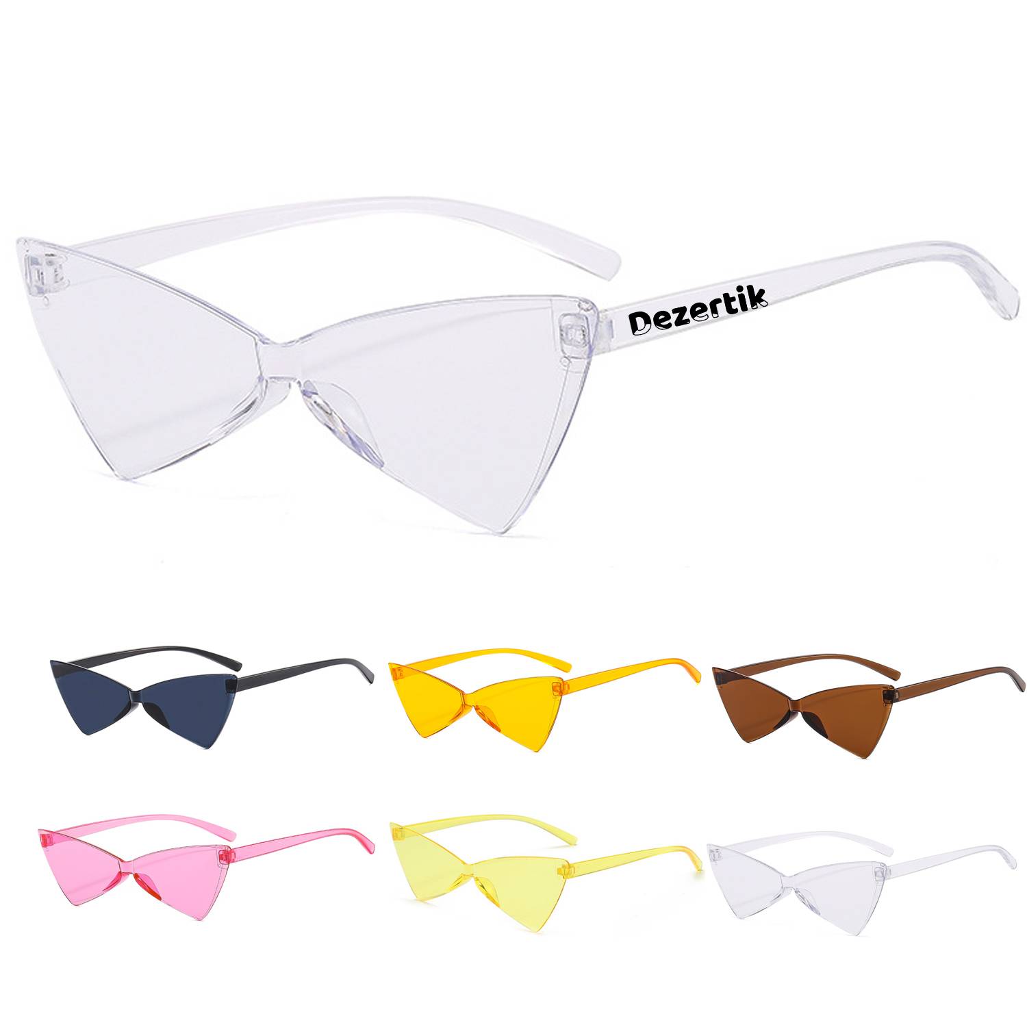 Fashion Women's Butterfly Sun Glasses with Chic Bow Design 2