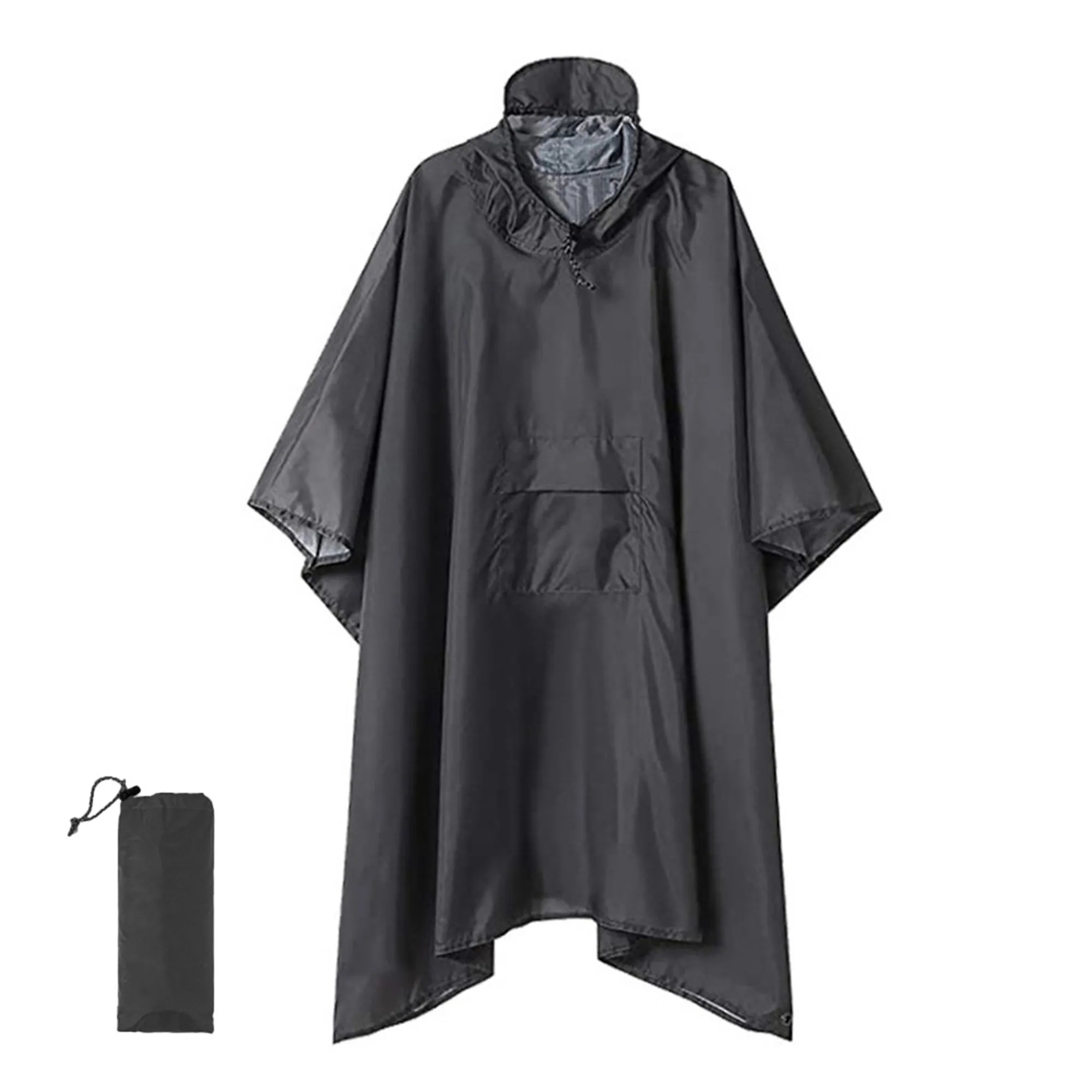 Adult Hooded Rain Poncho 6
