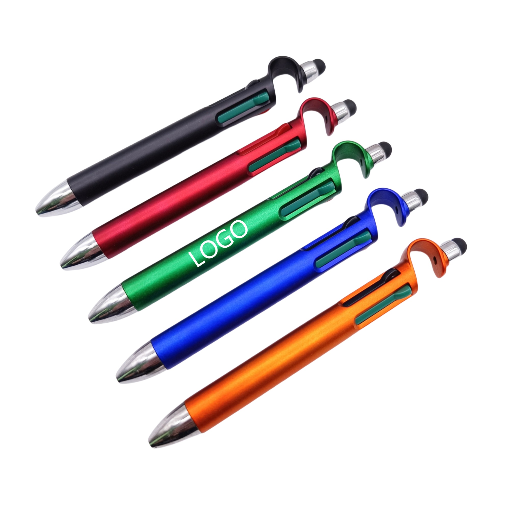 Four-Color Mobile Phone Stand Ballpoint Pen 3