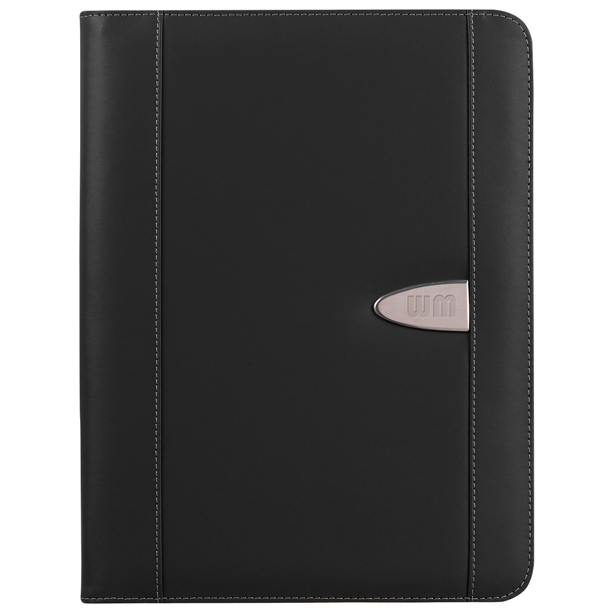 Eclipse Bonded Leather Zippered Portfolio With Calculator 6