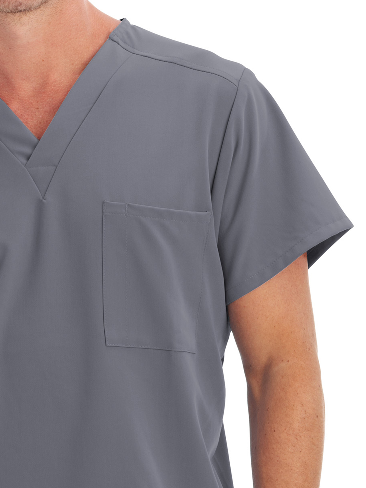 Jockey - Unisex 1-Pocket V-Neck Top 7