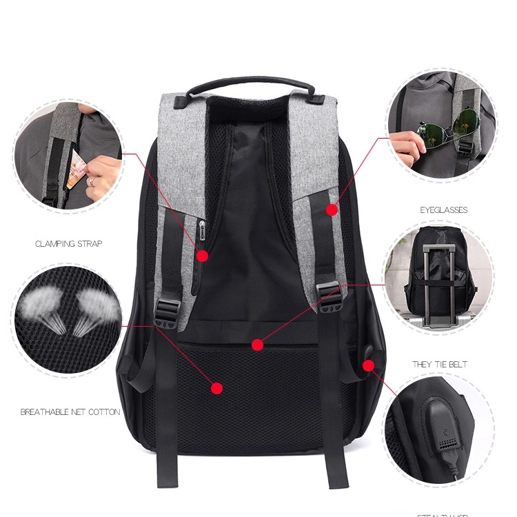 Anti-theft Laptop Backpacks With Coded Lock 3