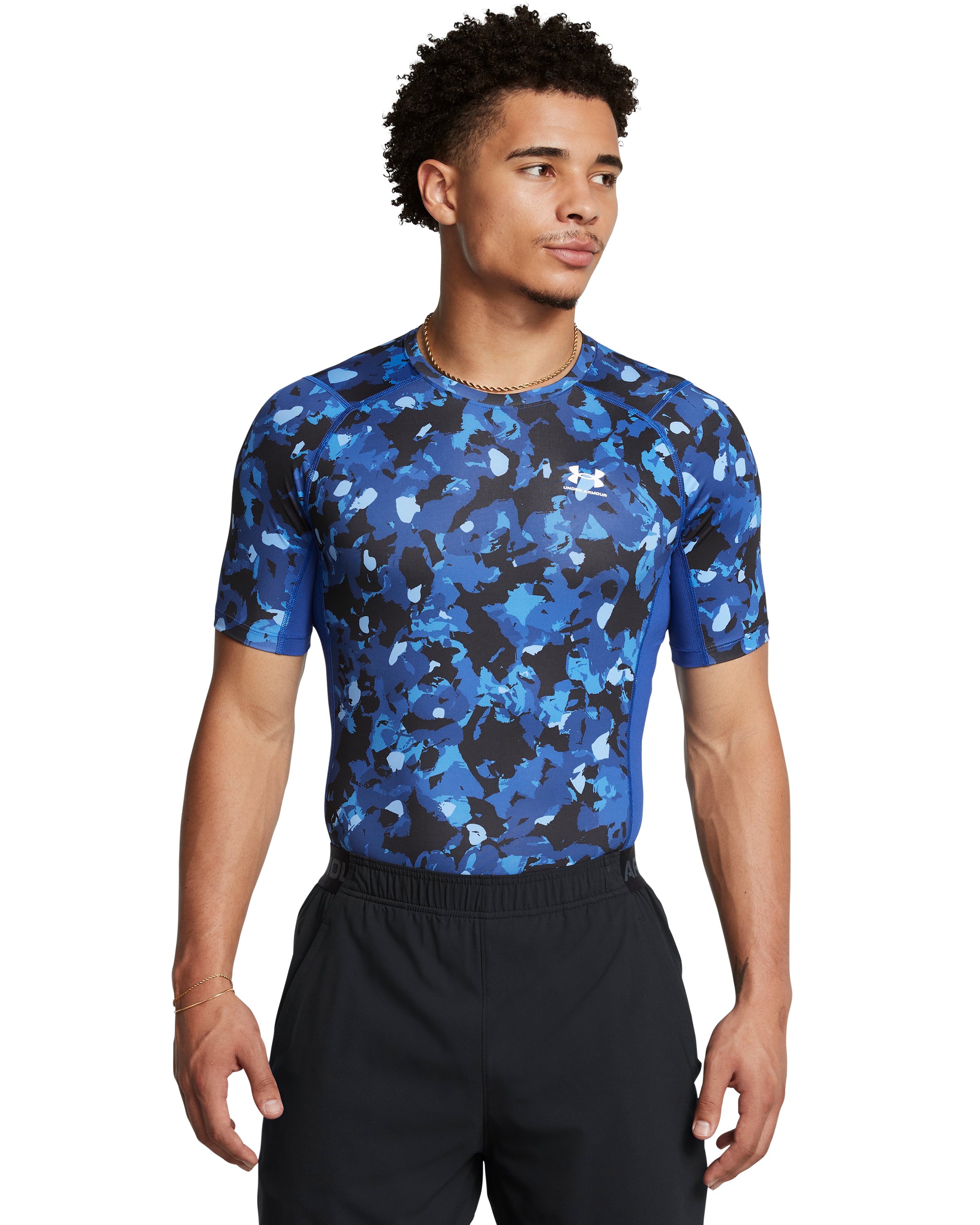 HeatGear Printed Men's Short Sleeve 4