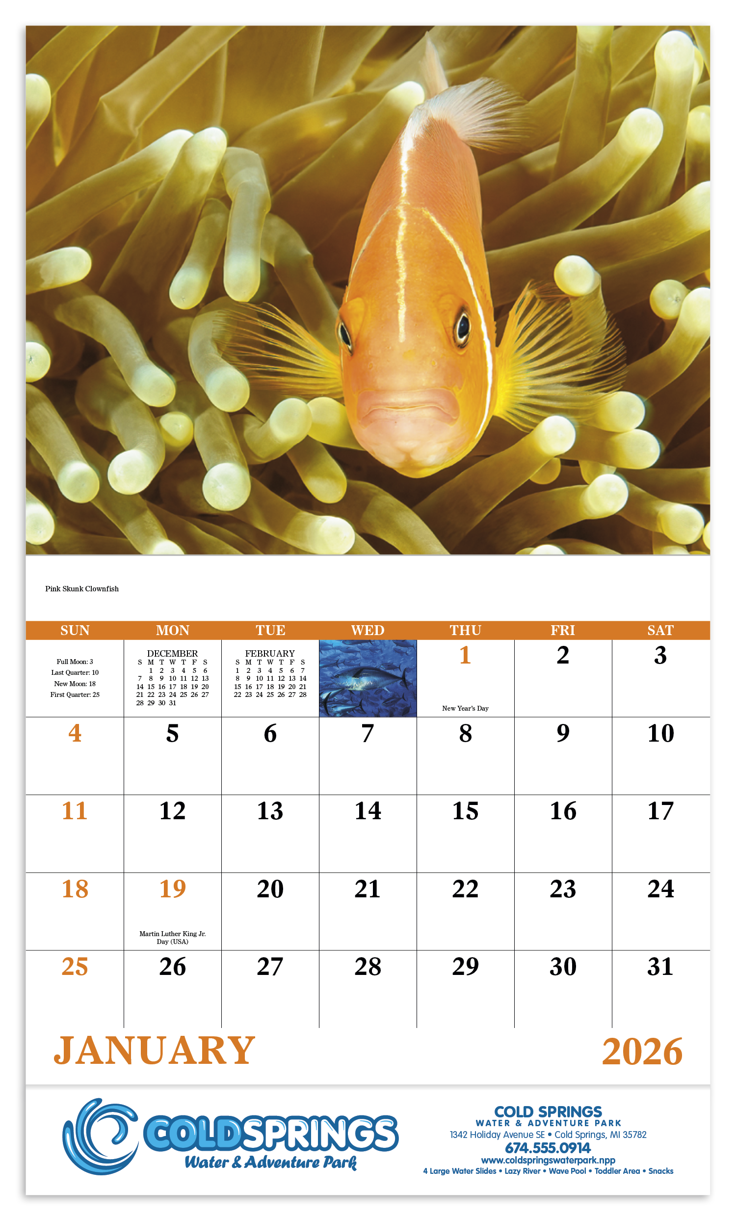 Good Value™ Ocean Glory - Stapled Calendar 44