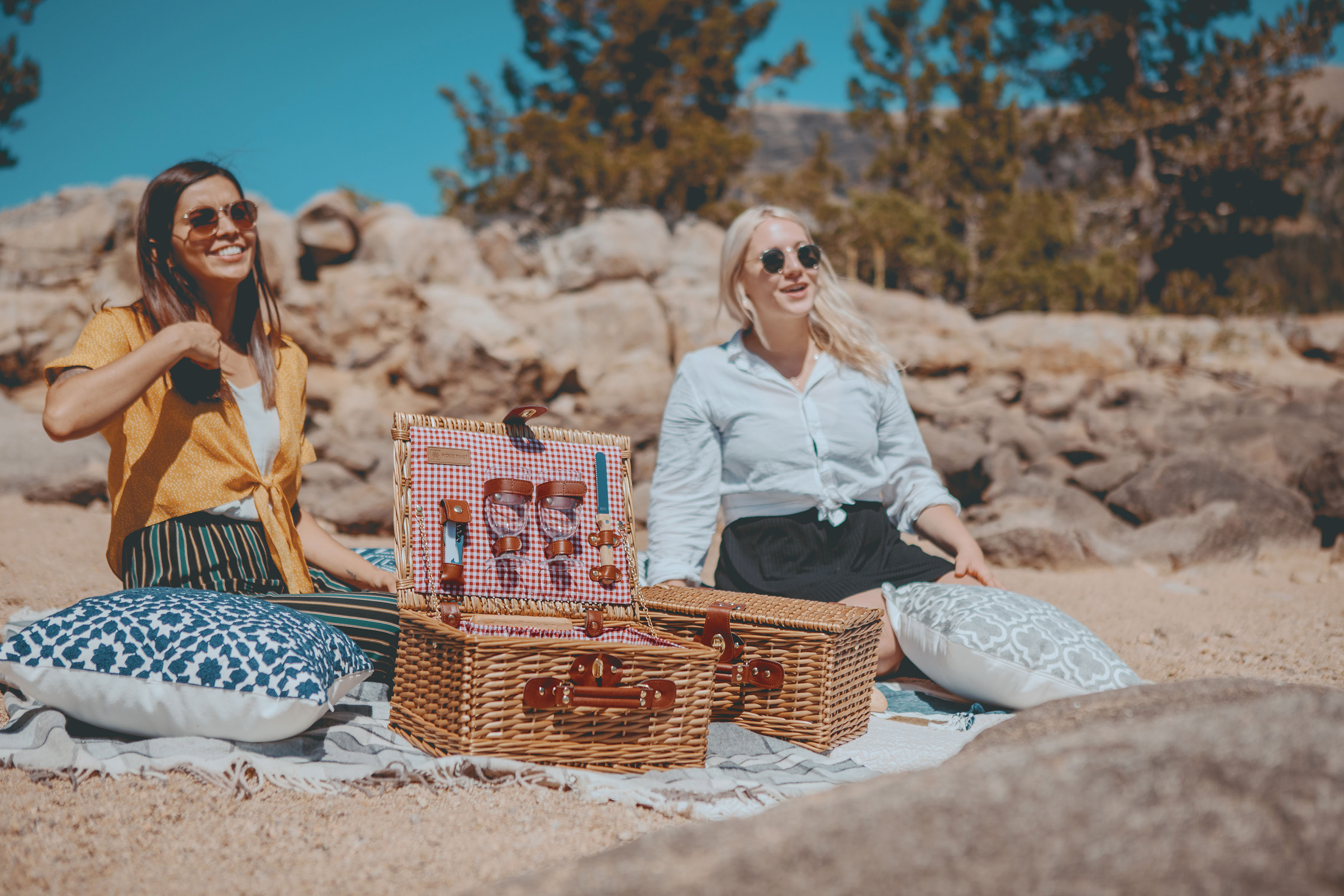 Classic Wine & Cheese Picnic Basket 2
