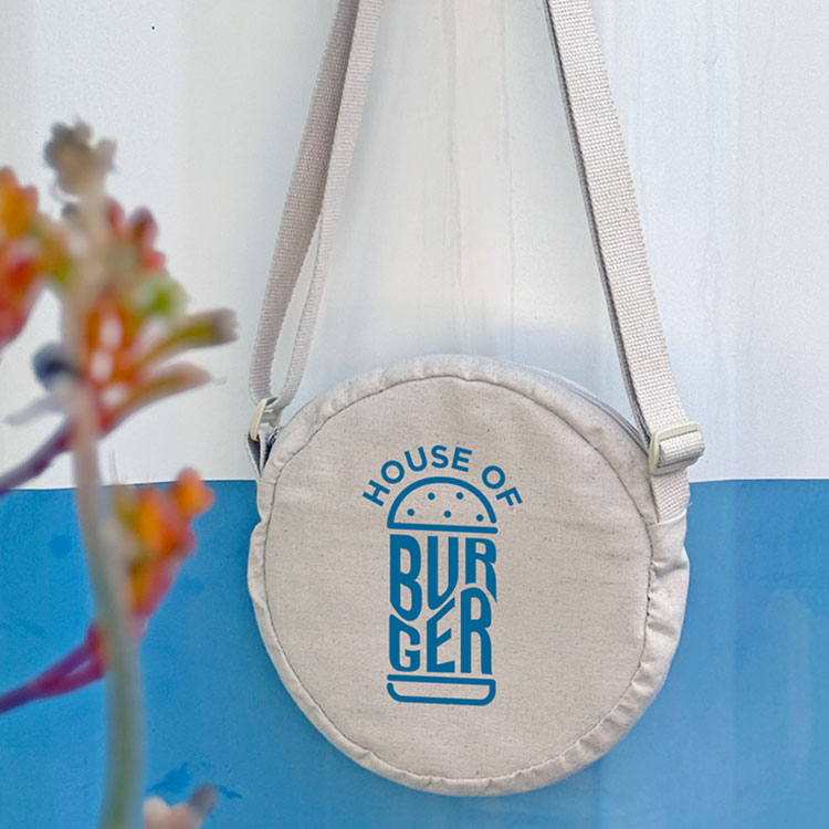 Rhythm Round Cotton Crossbody Bag - Made in the USA 9