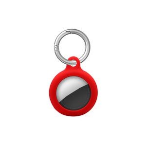 Versatile Silicone Airtag Keychain Holder Key Ring With Metal Carabiner 21