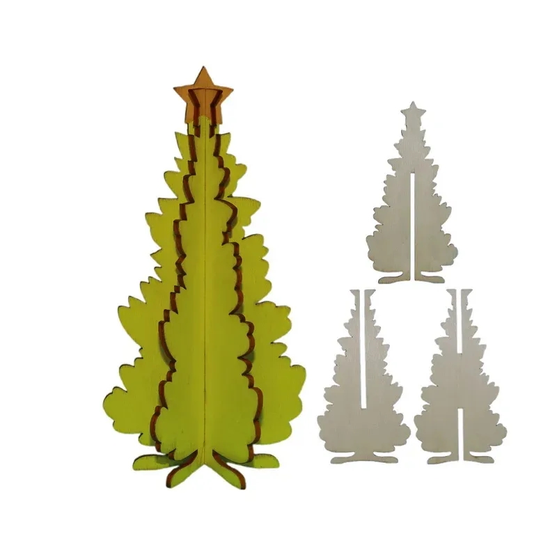 Custom 3D Laser-Cut Christmas Decorations 3