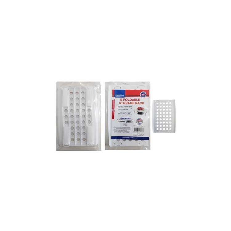 Foldable Storage Racks - White 2