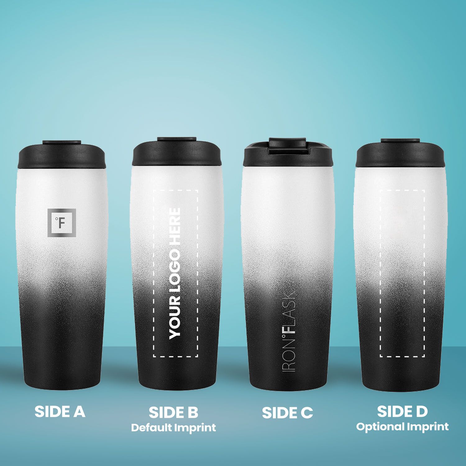 IRON FLASK NOMAD TUMBLER GRADIENT COLORS 20 OZ