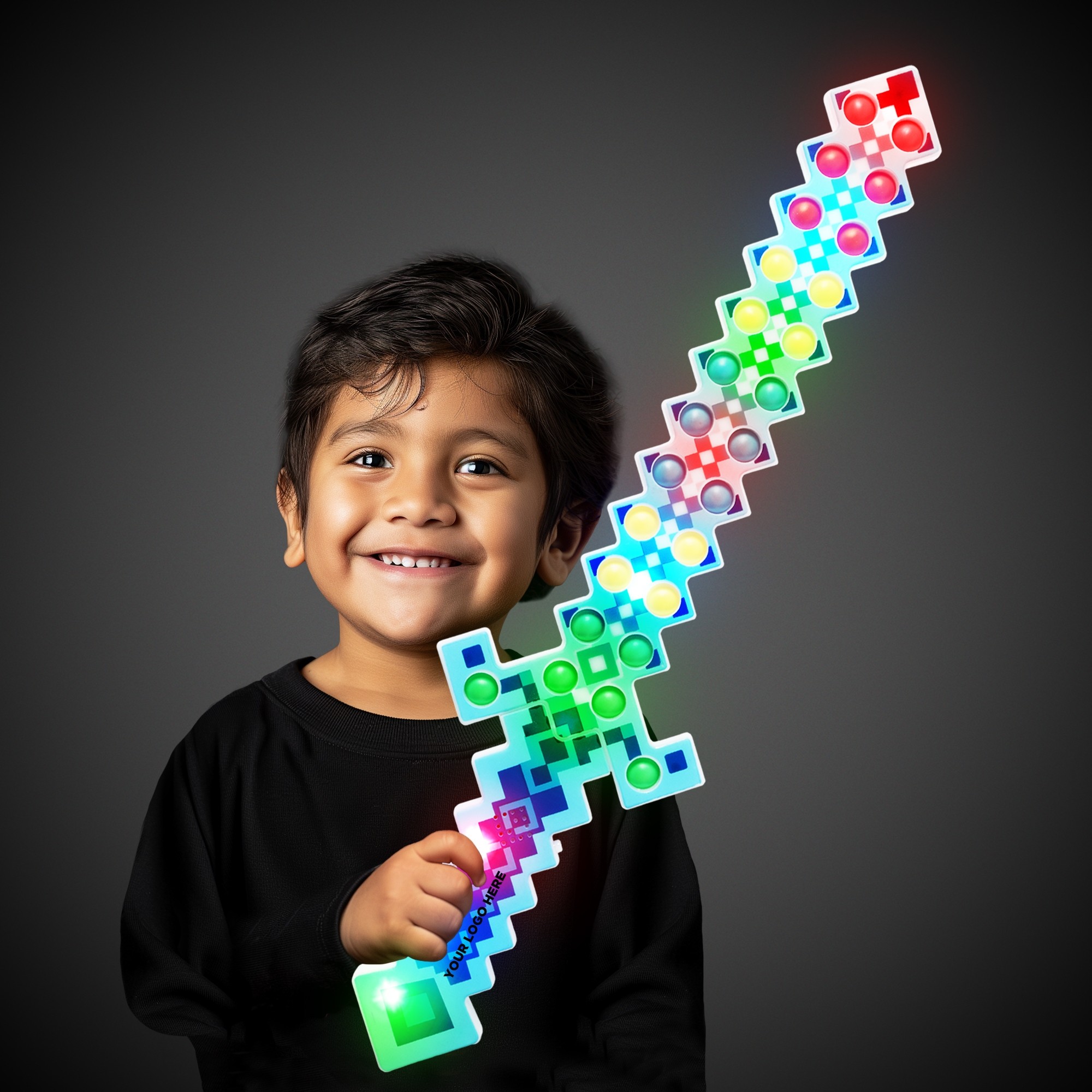 Blue Popit Lightup Pixel Sword 4