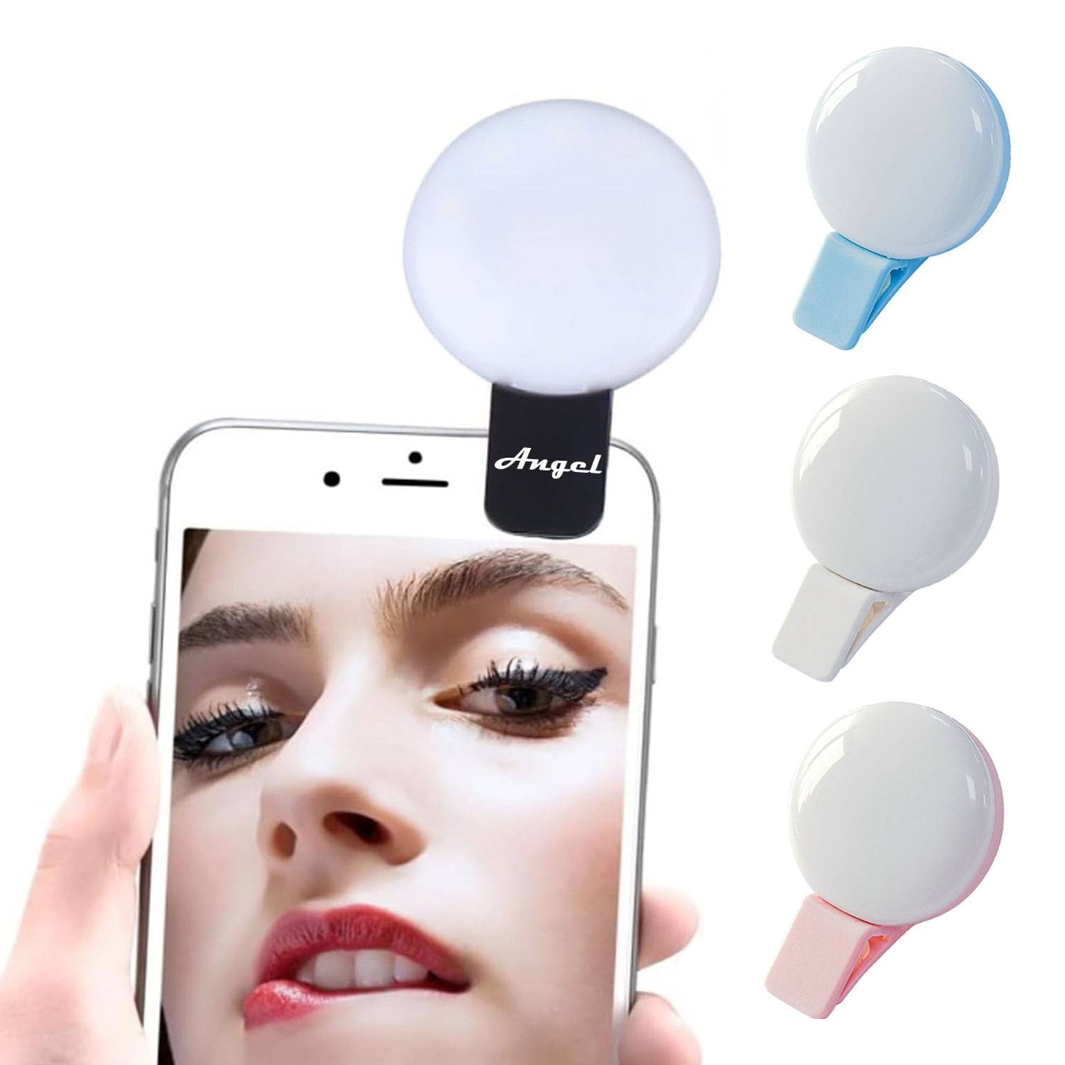 Mini Portable Rechargeable LED Selfie Light for Phones 2