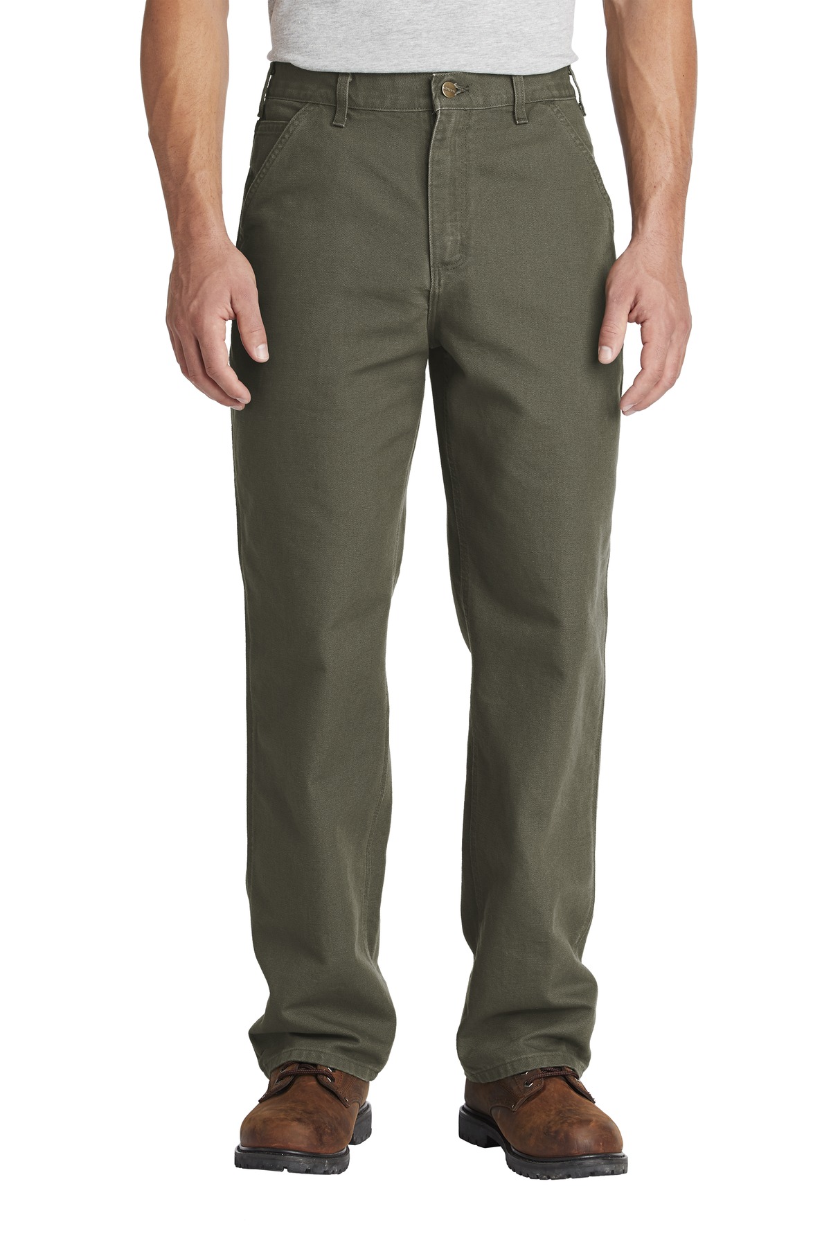 Carhartt Washed-Duck Work Dungaree. CTB11 46