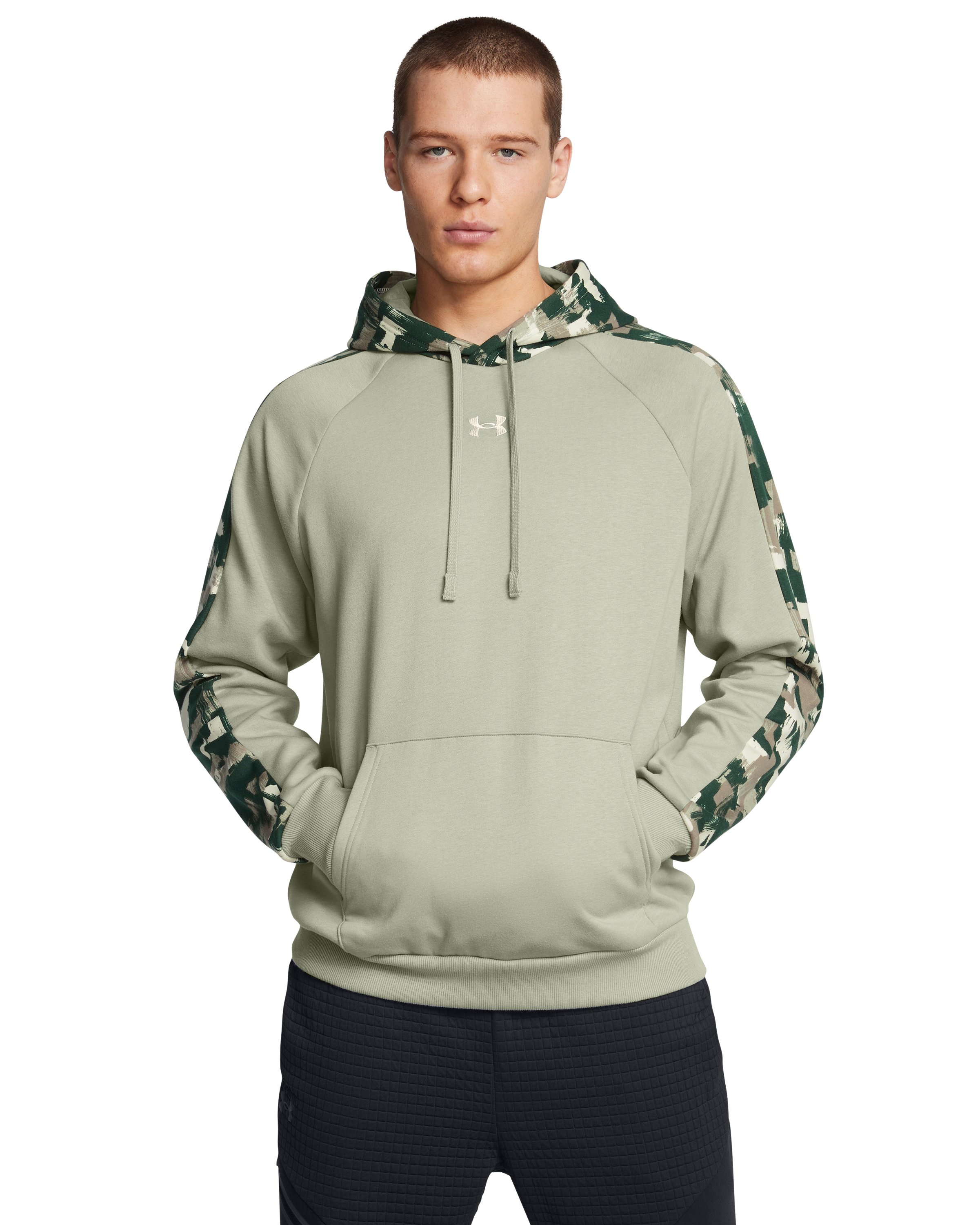 UA Rival Fleece Camo Blocked Men's Hoodie 3