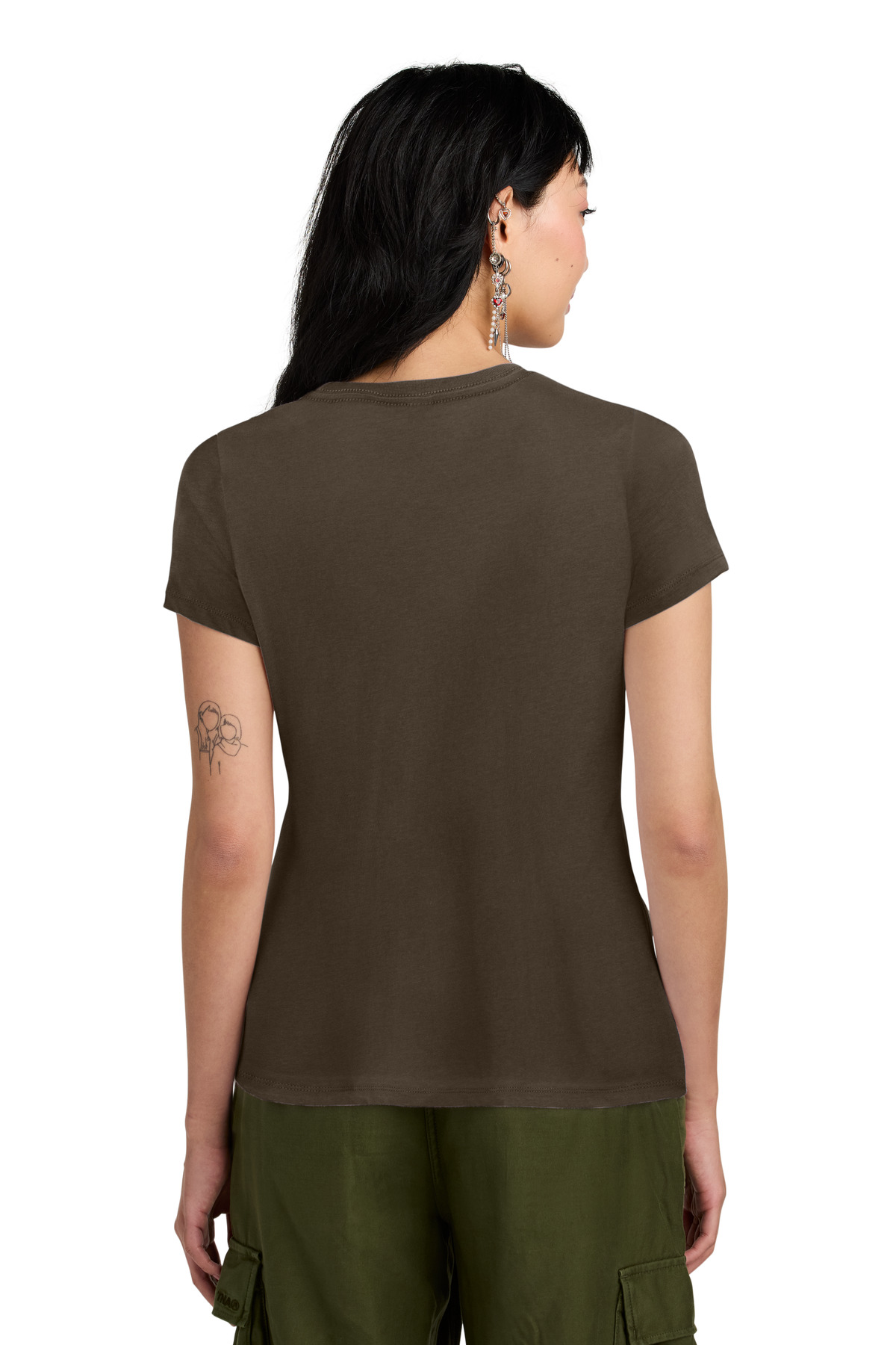 District Women's Perfect Weight Tee. DM104L 198